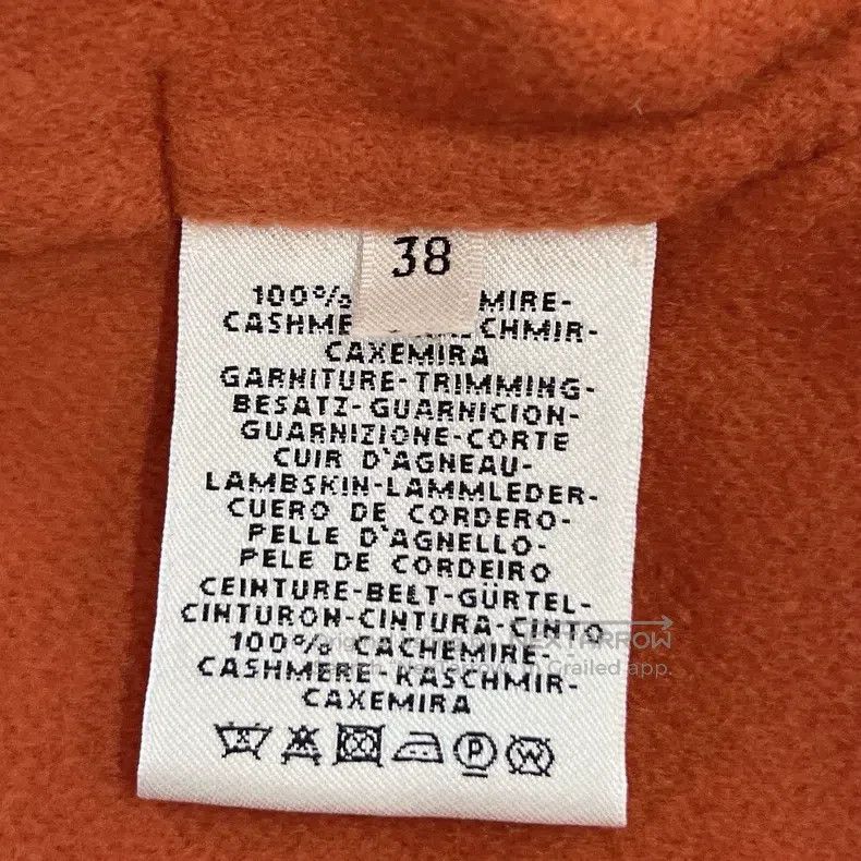 Hermes Hermes Orange Mid-Length Cashmere Overcoat Jacket Size XS / US 0-2 / IT 36-38 - 8 Thumbnail