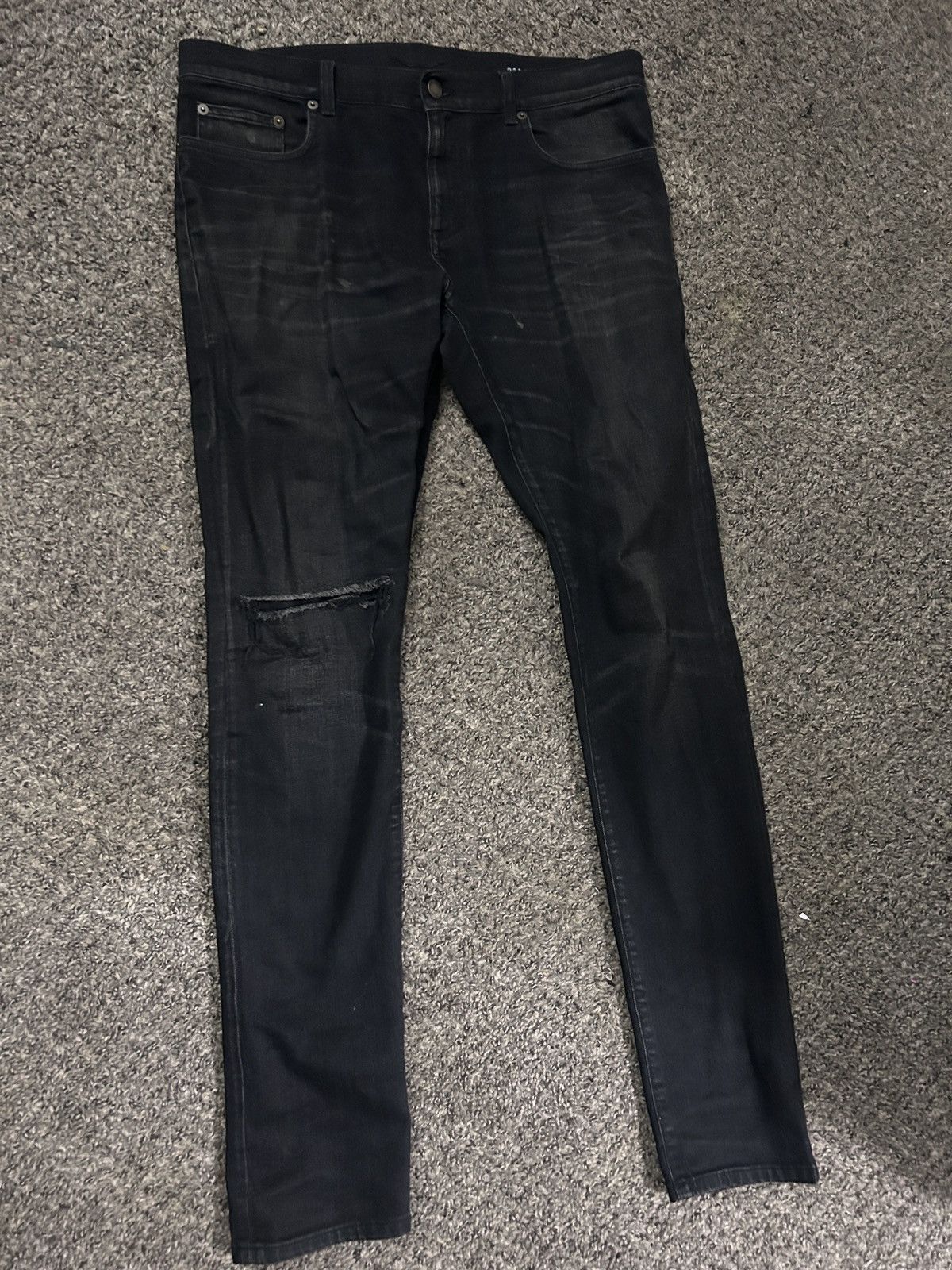 Yves Saint Laurent ysl d02 denim hedi era Size US 32 / EU 48 - 5 Thumbnail