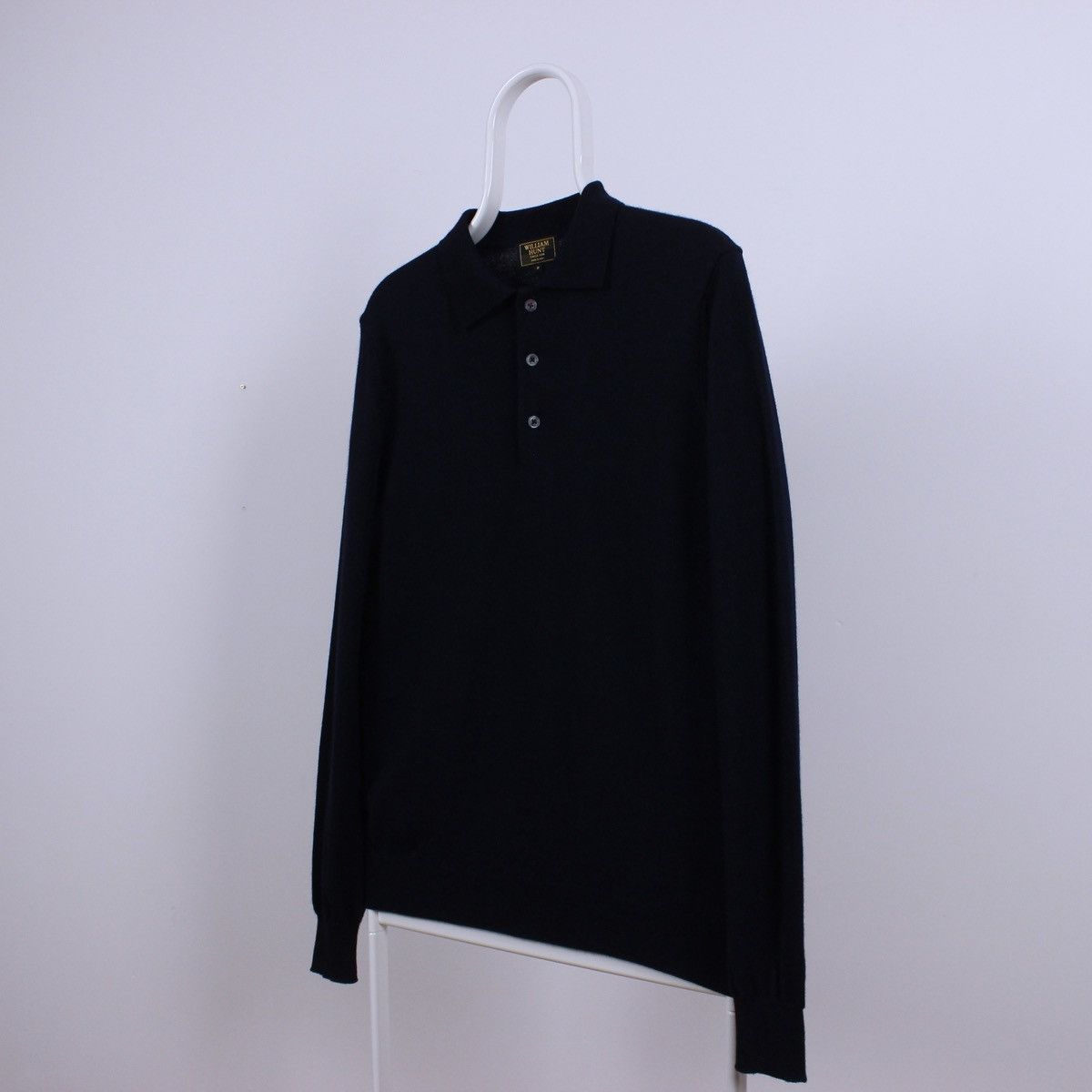 William Hunt William Hunt Long Sleeve Polo Wool Jumper Size US M / EU 48-50 / 2 - 2 Thumbnail