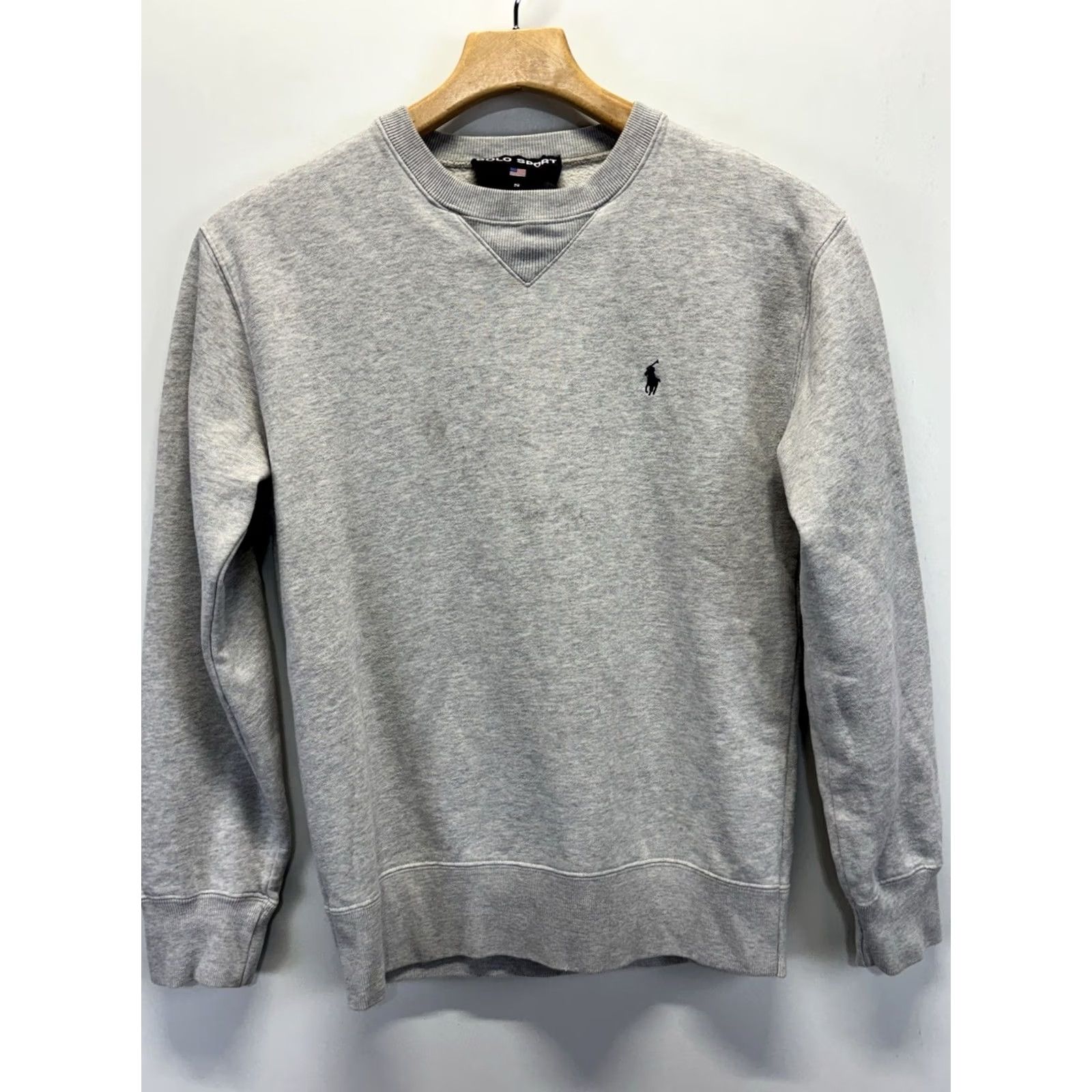 Vintage VINTAGE Polo Sport Sweatshirt Men S Grey Pony Logo 90s Crew Neck Pullover Cotton Blend Shirt Mens Regular Small Size Shirt Size US S / EU 44-46 / 1 - 2 Thumbnail