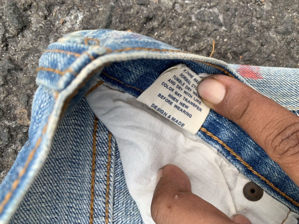 Pure Blue Japan Pure blue japan distressed denim pants Size US 30 / EU 46 - 7 Thumbnail