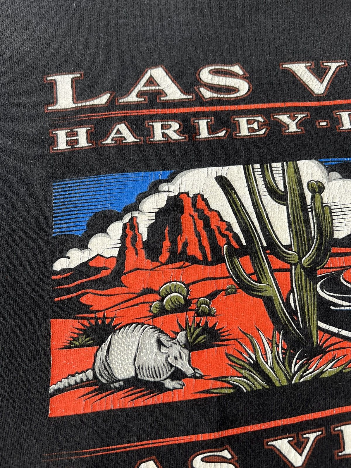 Harley Davidson Vintage 2001 Harley Davidson Las Vegas Pocket Long Sleeve Size US L / EU 52-54 / 3 - 19 Thumbnail