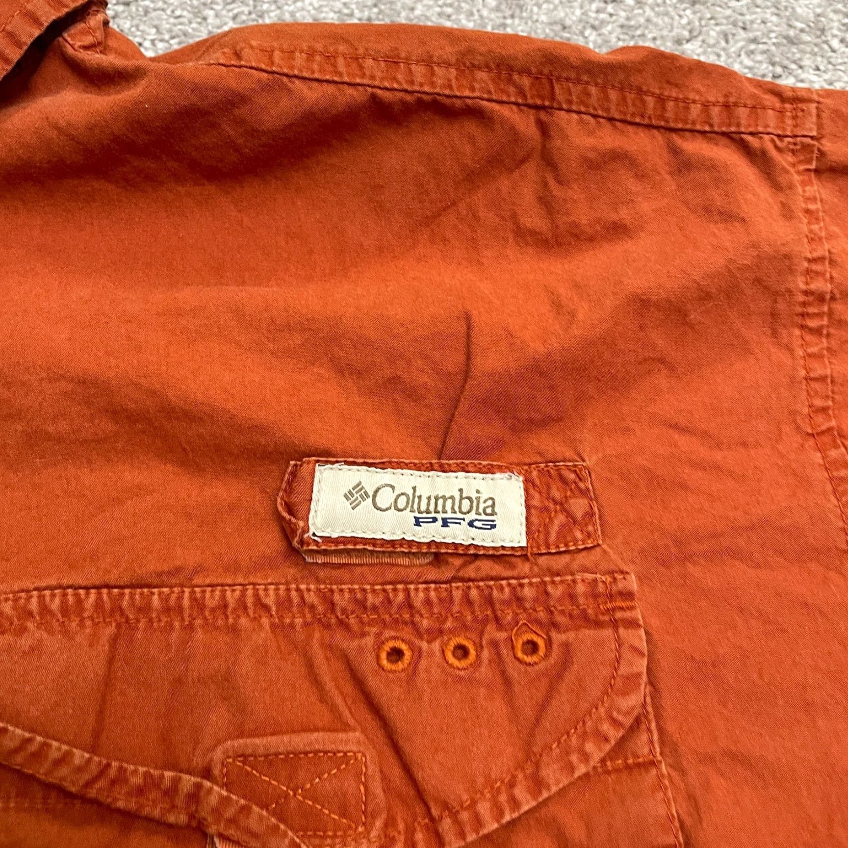 Vintage Columbia Bonehead Shirt Mens L Brown Short Sleeve Button-Up Athletic Outdoor Fishing Size US L / EU 52-54 / 3 - 5 Thumbnail