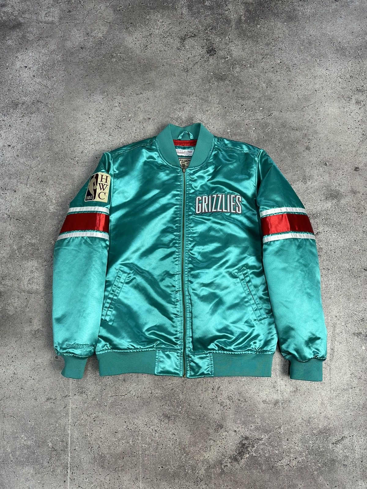 Mitchell & Ness × NBA Vintage Mitchell & Ness Grizzlies NBA Bomber Jacket Size US M / EU 48-50 / 2 - 11 Thumbnail