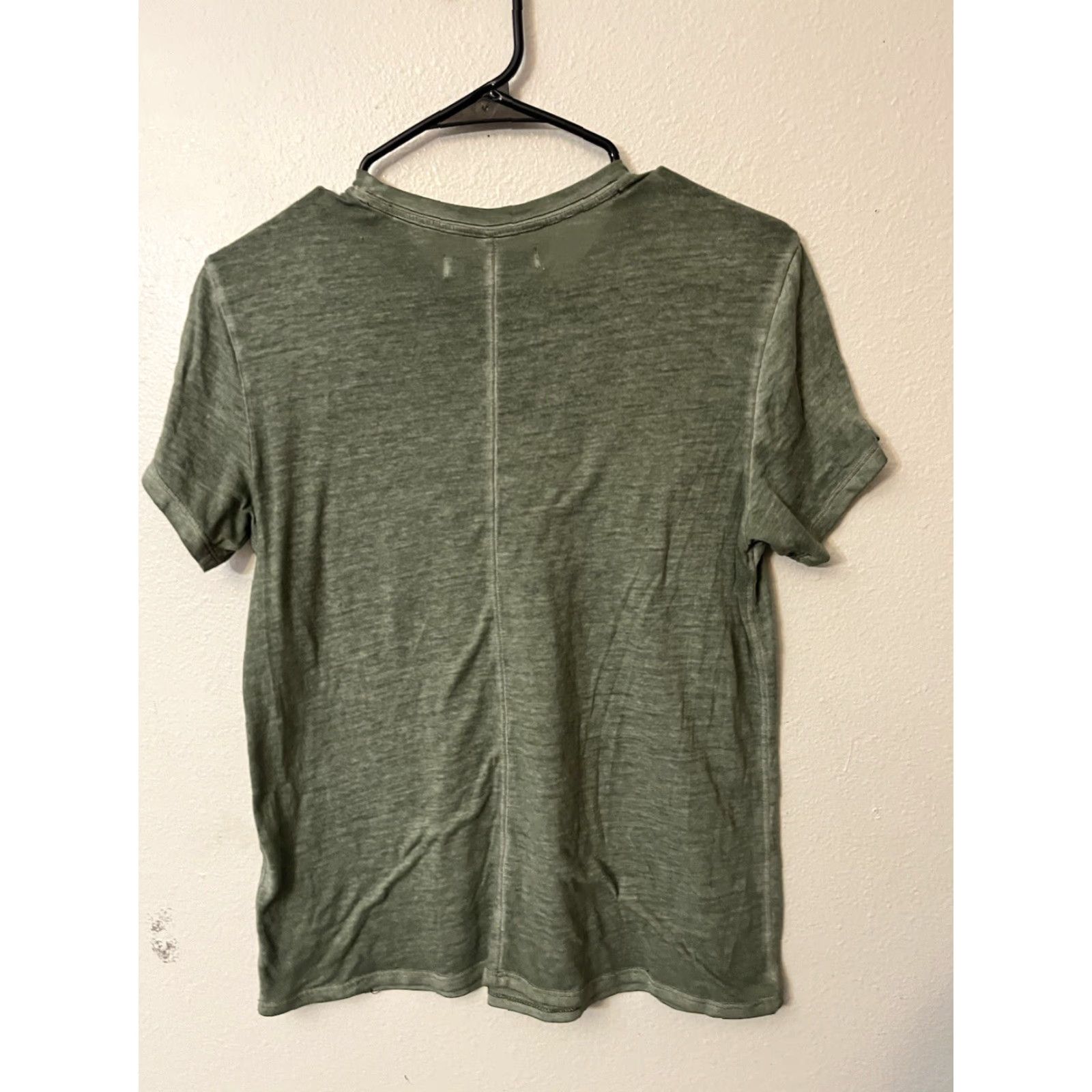 Abercrombie & Fitch Abercrombie & Fitch Women's Crew Neck T-Shirt Short Sleeve Pocket XS Green Classic Size XS / US 0-2 / IT 36-38 - 3 Thumbnail