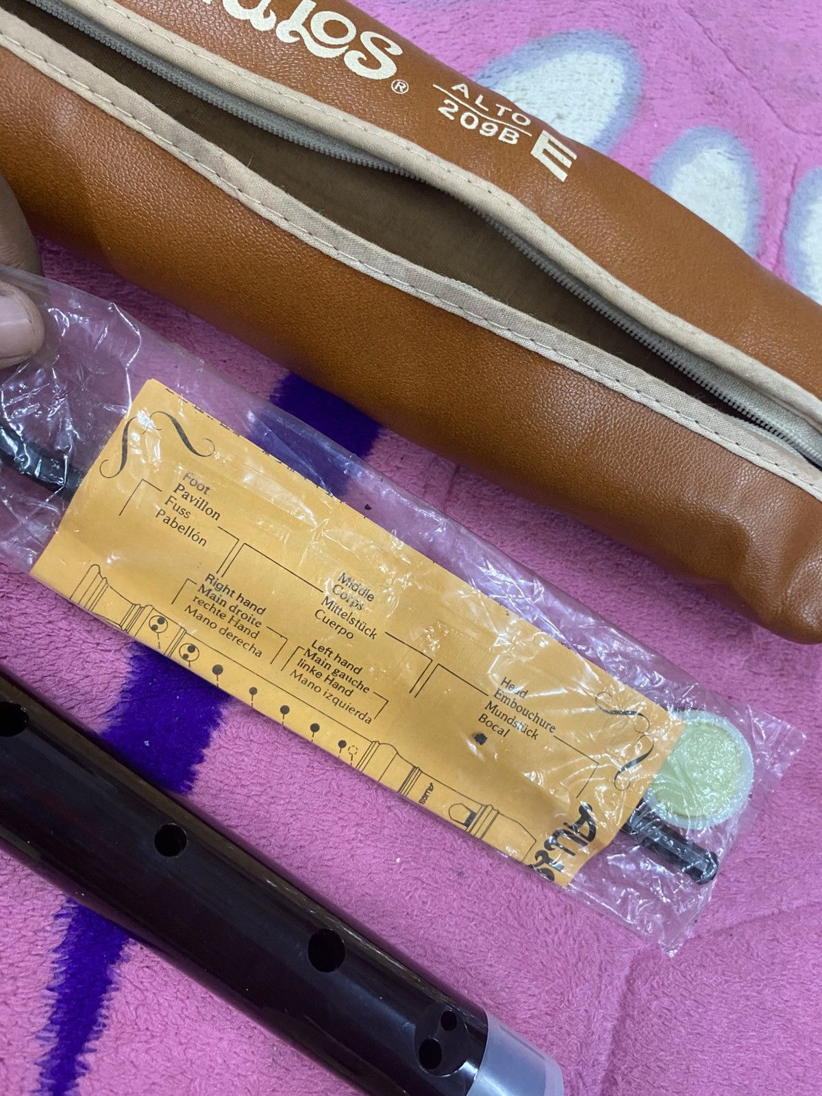 Japanese Brand AULOS Robin Alto Recorder Baroque 209B (E) Japan Size ONE SIZE - 6 Thumbnail
