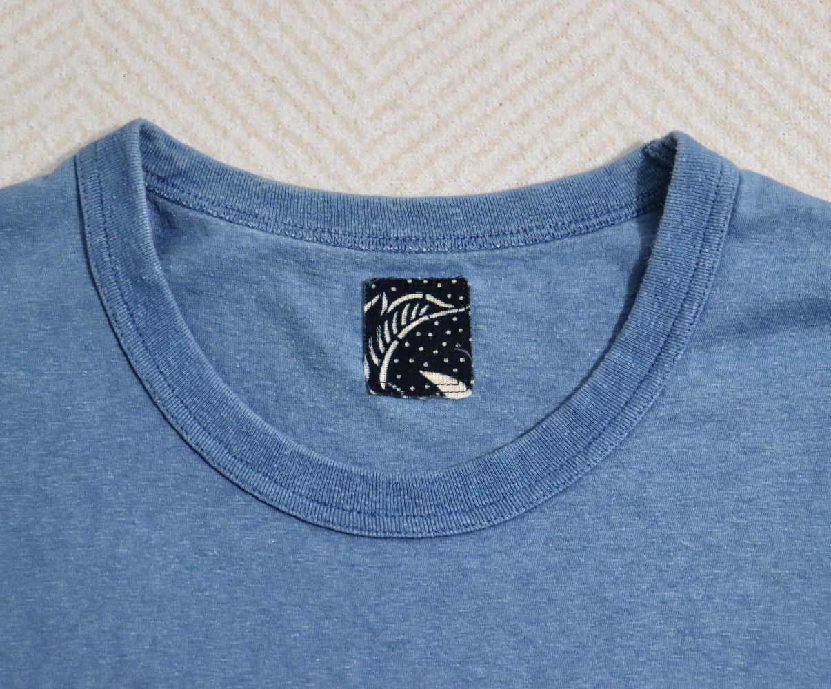 Visvim Visvim 21ss ICT Jumbo Tee Dmgd Indigo Size US XL / EU 56 / 4 - 3 Thumbnail