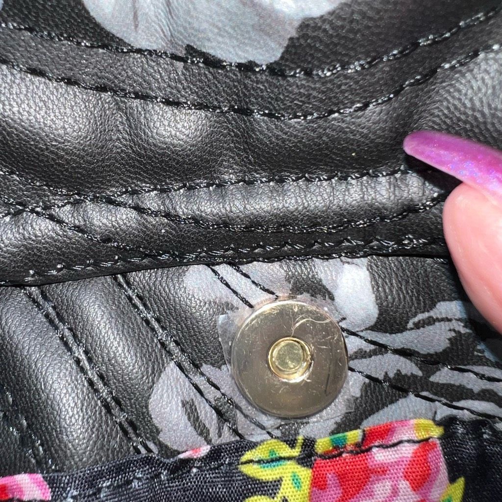 Betsey Johnson Betsey Johnson Ciara Gray Flowered Shoulder Bag Size ONE SIZE - 9 Thumbnail