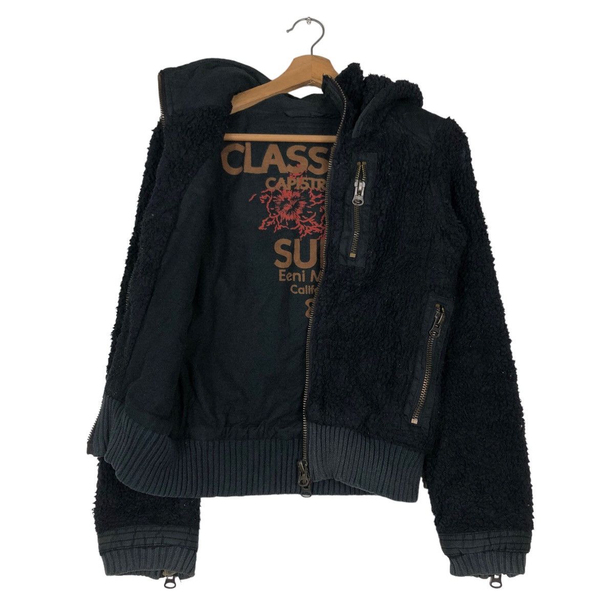 Hysteric Glamour Vintage Cropped Biker Jacket Shearling Classical Capistrano Size US M / EU 48-50 / 2 - 11 Thumbnail