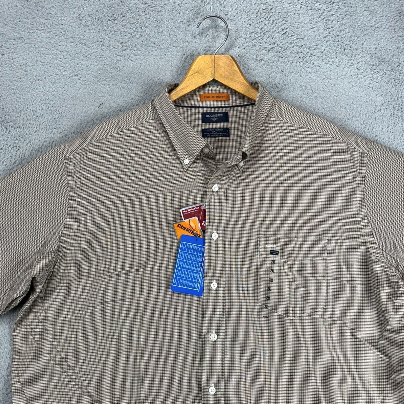 Dockers VINTAGE Dockers Shirt? (No, not vintage) Size US XXL / EU 58 / 5 - 2 Thumbnail
