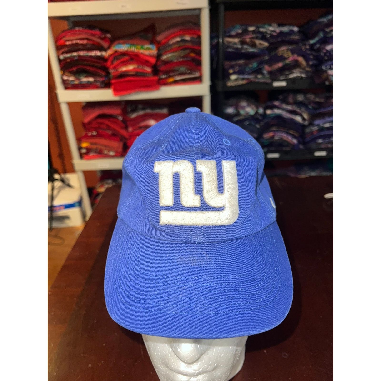47 Brand New York Giants Hat 47 Brand NFL Football Fitted Cap Small Size ONE SIZE - 1 Thumbnail