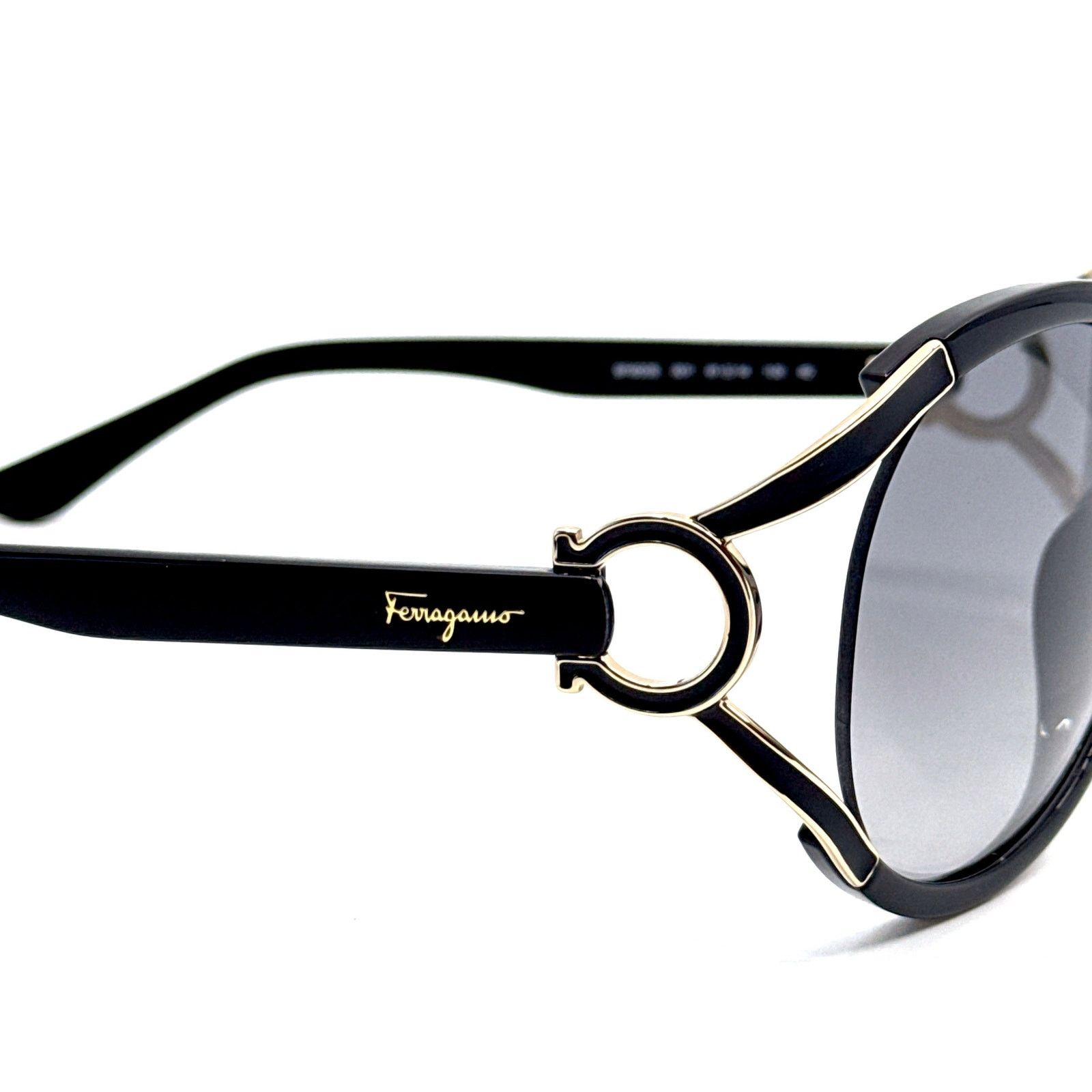 Salvatore Ferragamo New, SALVATORE FERRAGAMO Sunglasses SF600S 001 Authentic Size ONE SIZE - 6 Thumbnail