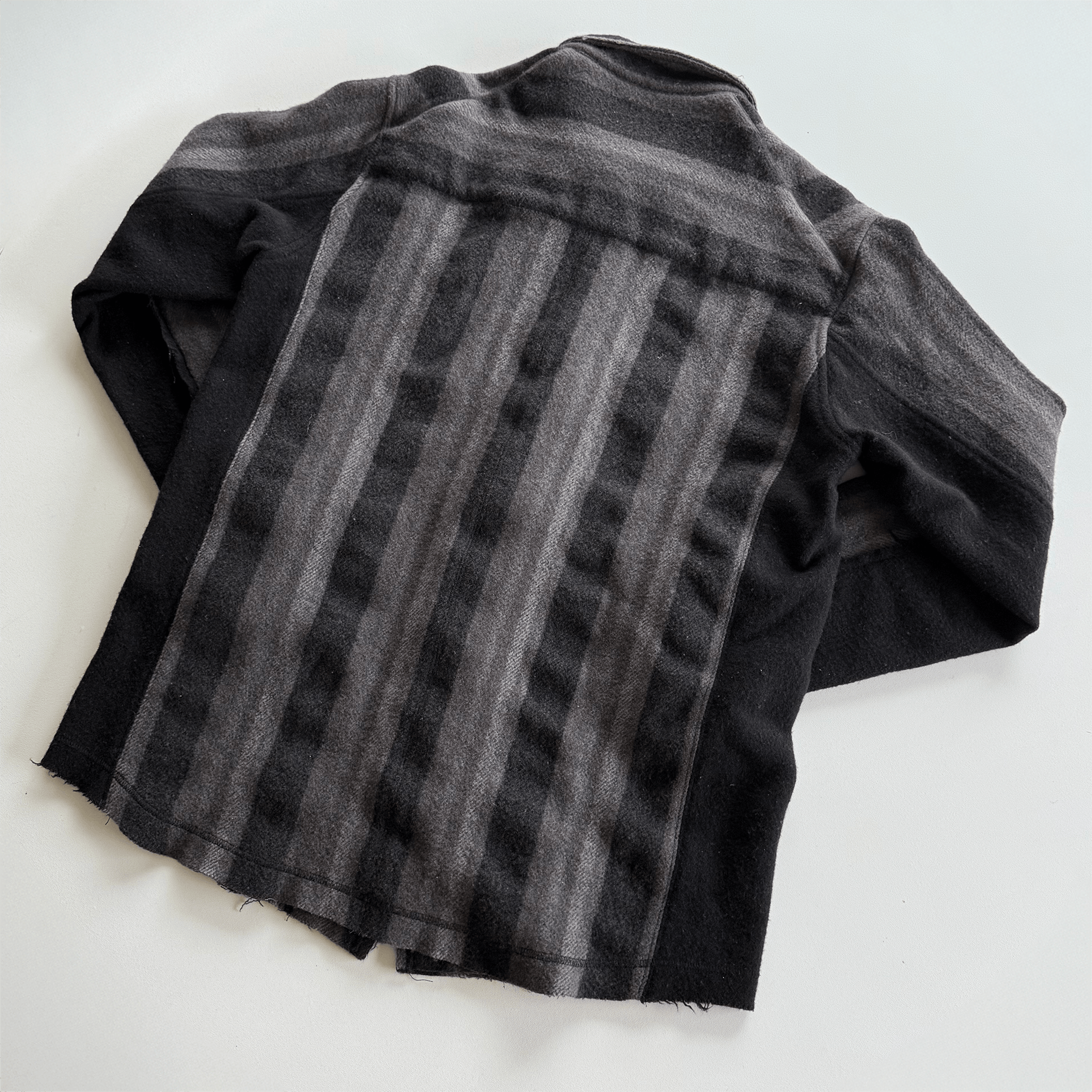 Undercover AW03 Paper Doll Hybrid Reconstructed Wool Overshirt Size US L / EU 52-54 / 3 - 5 Thumbnail