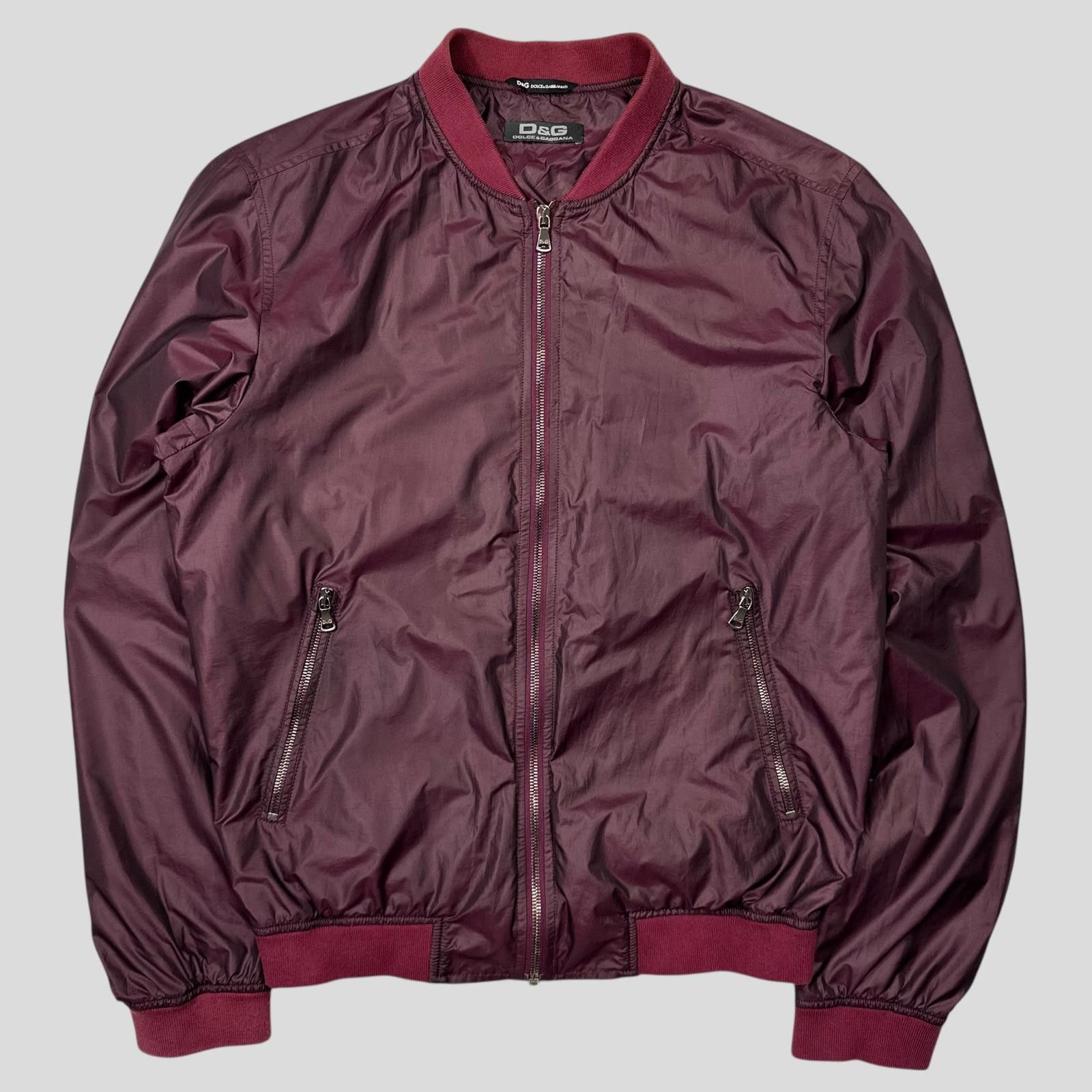 Dolce & Gabbana D&G 00’s Dolce & Gabbana Iridescent Nylon Bomber Jacket - M Size US M / EU 48-50 / 2 - 1 Thumbnail