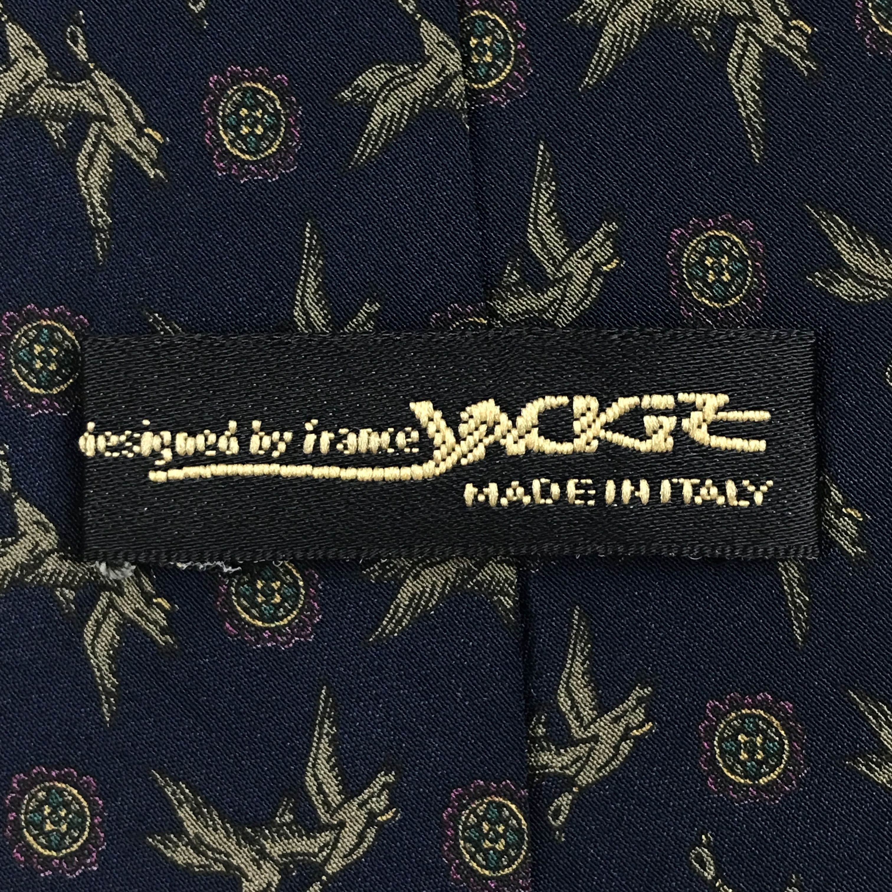 Vintage Vintage Jackie Silk Necktie Size ONE SIZE - 6 Thumbnail