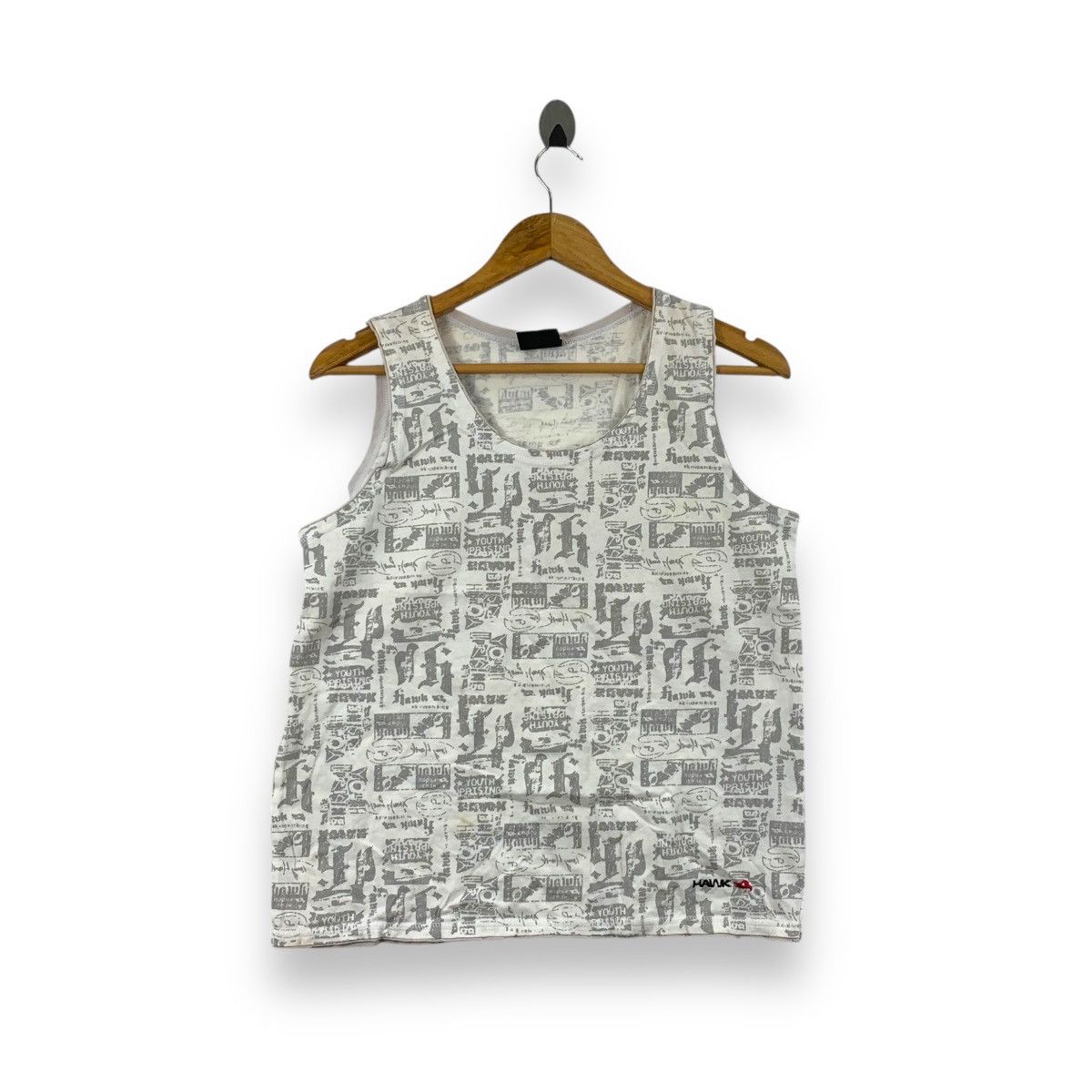 Tony Hawk Vintage TONY HAWK SKATEBOARD Over Print Tank Top Tee Shirt Size US M / EU 48-50 / 2 - 1 Thumbnail