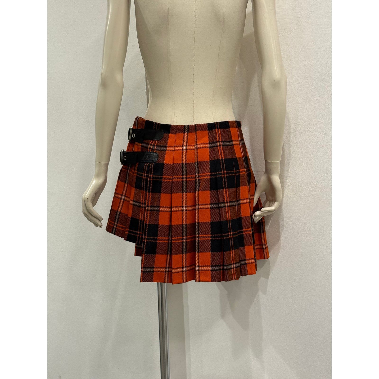 Dolce & Gabbana A/W2003 Dolce & Gabbana bondage tartan skirt Size 28" / US 6 / IT 42 - 5 Thumbnail