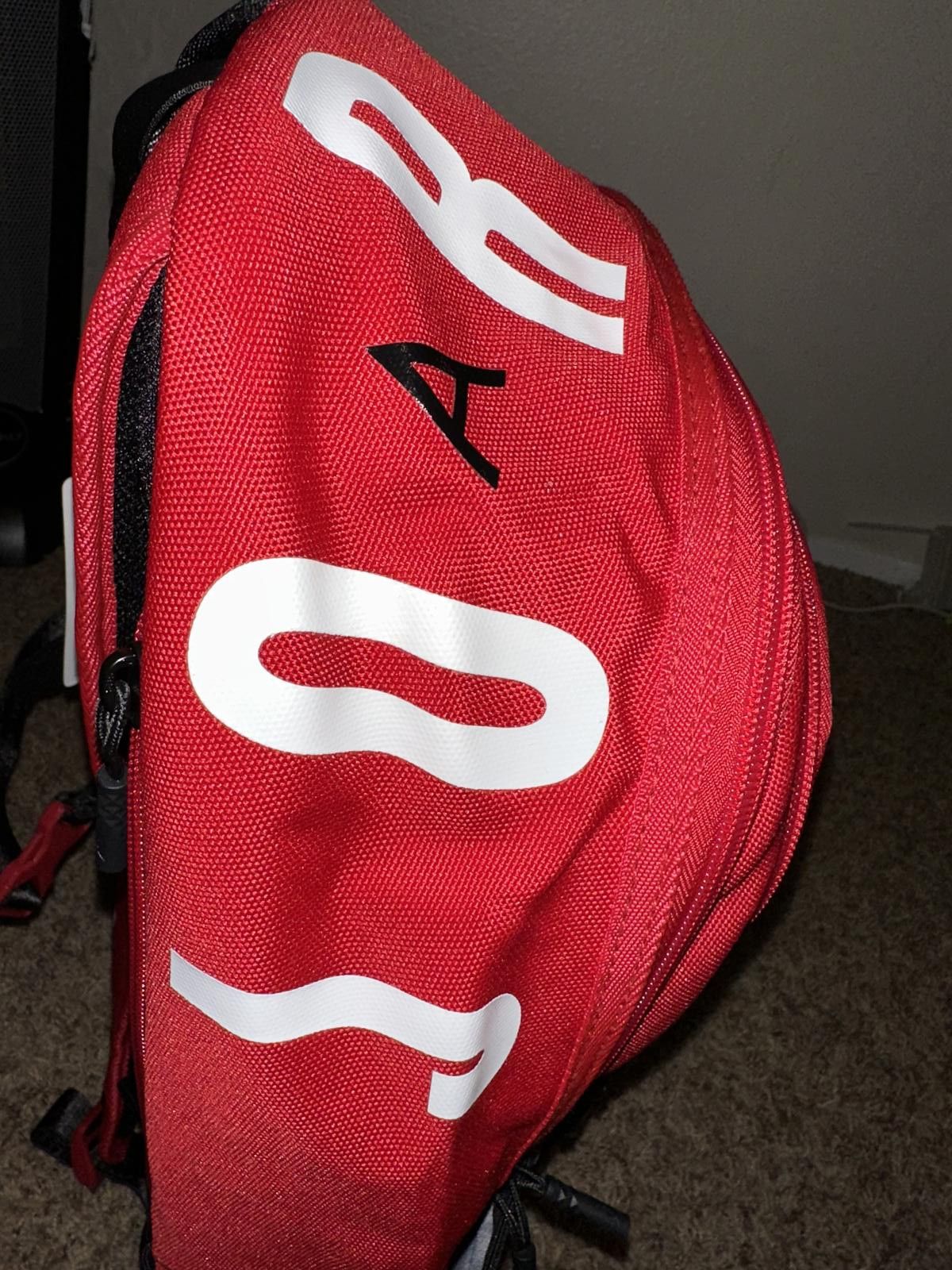 Designer Jordan Jam Air Patrol Red 29L Backpack Sample Size ONE SIZE - 12 Thumbnail