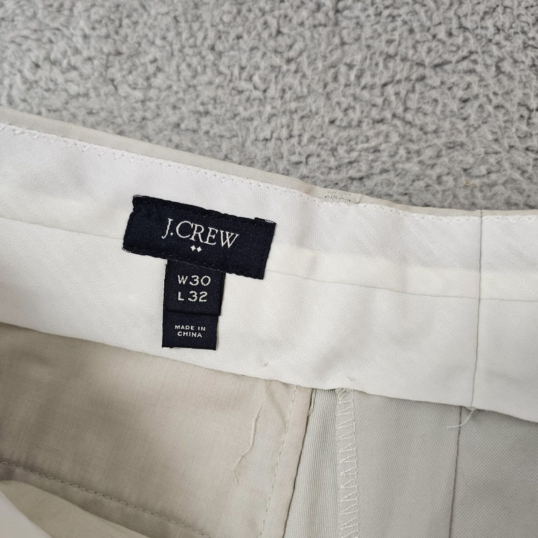 J.Crew J.Crew Pants Mens 30x32 Light Khaki Thompson Slim Fit Chino Dress Flat Front Size US 30 / EU 46 - 3 Thumbnail