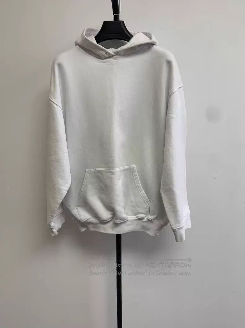 Balenciaga Balenciaga Solid Color Hooded Pullover Long Sleeve Sweatsh Size US XS / EU 42 / 0 - 1 Thumbnail