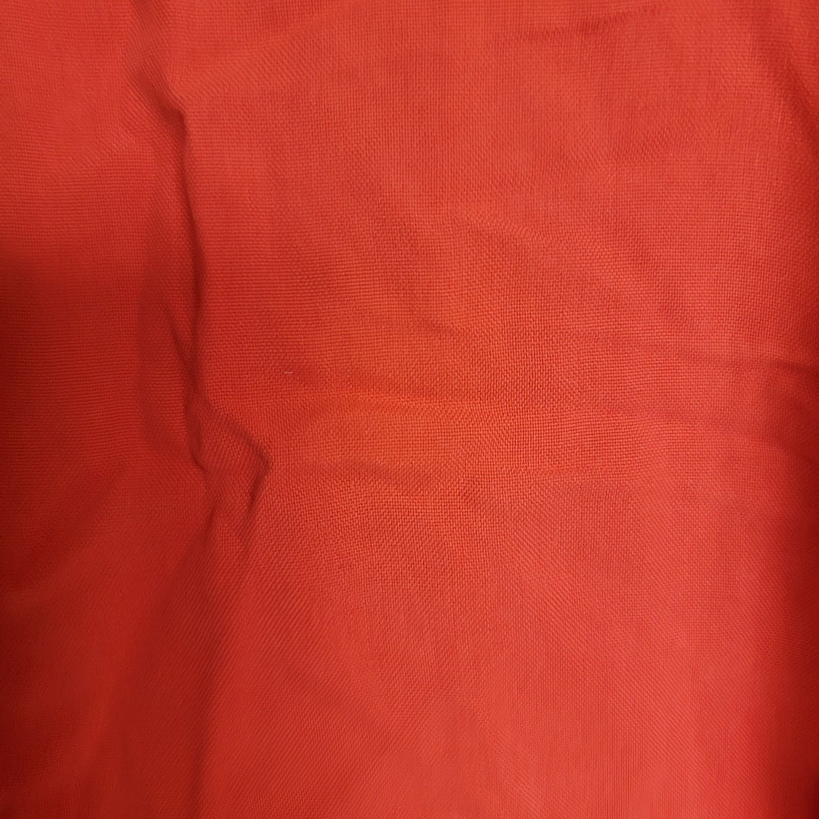 Other Y2K Gauva Red Orange 100% Silk Button-Up Shirt Size 18 Size XXL / US 16-18 / IT 52-54 - 11 Thumbnail