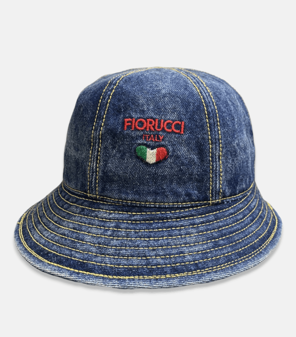 Vintage Vintage Fiorucci Italy Jeans Denim Bucket Hat | Grailed