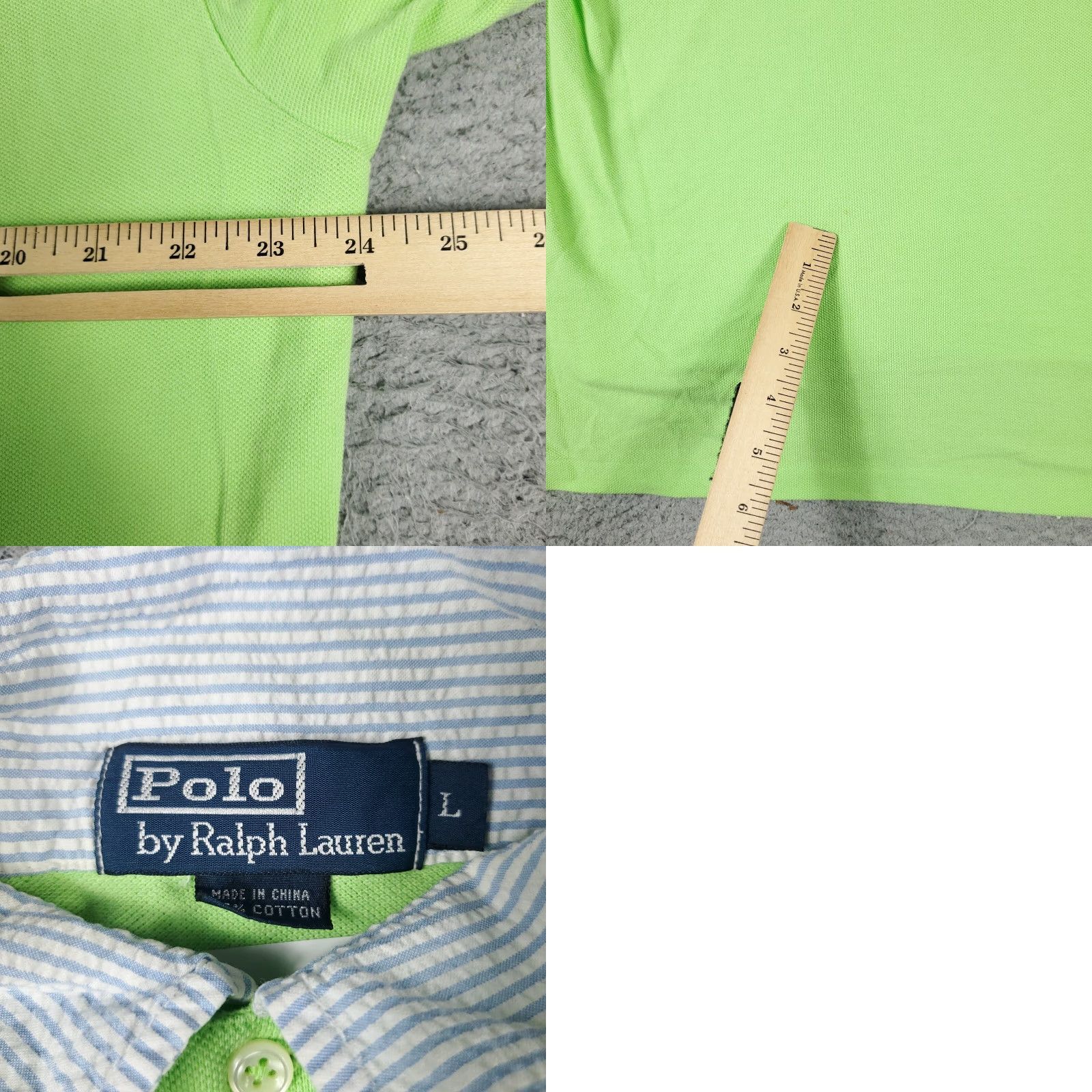 Ralph Lauren Ralph Lauren Polo Shirt Mens Large Brown Solid Short Sleeve Size US L / EU 52-54 / 3 - 8 Thumbnail
