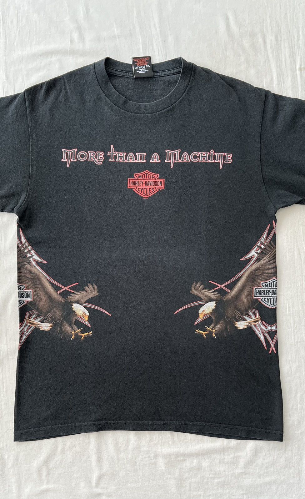 Harley Davidson Vintage 2003 Harley Davidson More Than a Machine Eagle Tee Size US L / EU 52-54 / 3 - 5 Thumbnail