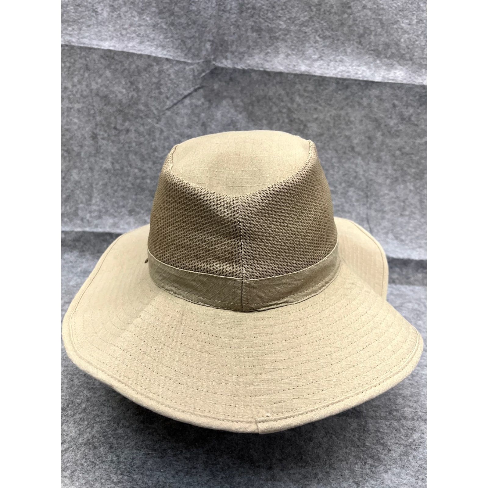Vintage Goldoast Sunwear Bucket Hat Adult One Size Beige 100% Cotton Camp Beach Hat/Cap Unisex Adults Beige Bucket Hat 100% Cotton Summer Beach Camp Outdoor Size ONE SIZE - 6 Thumbnail