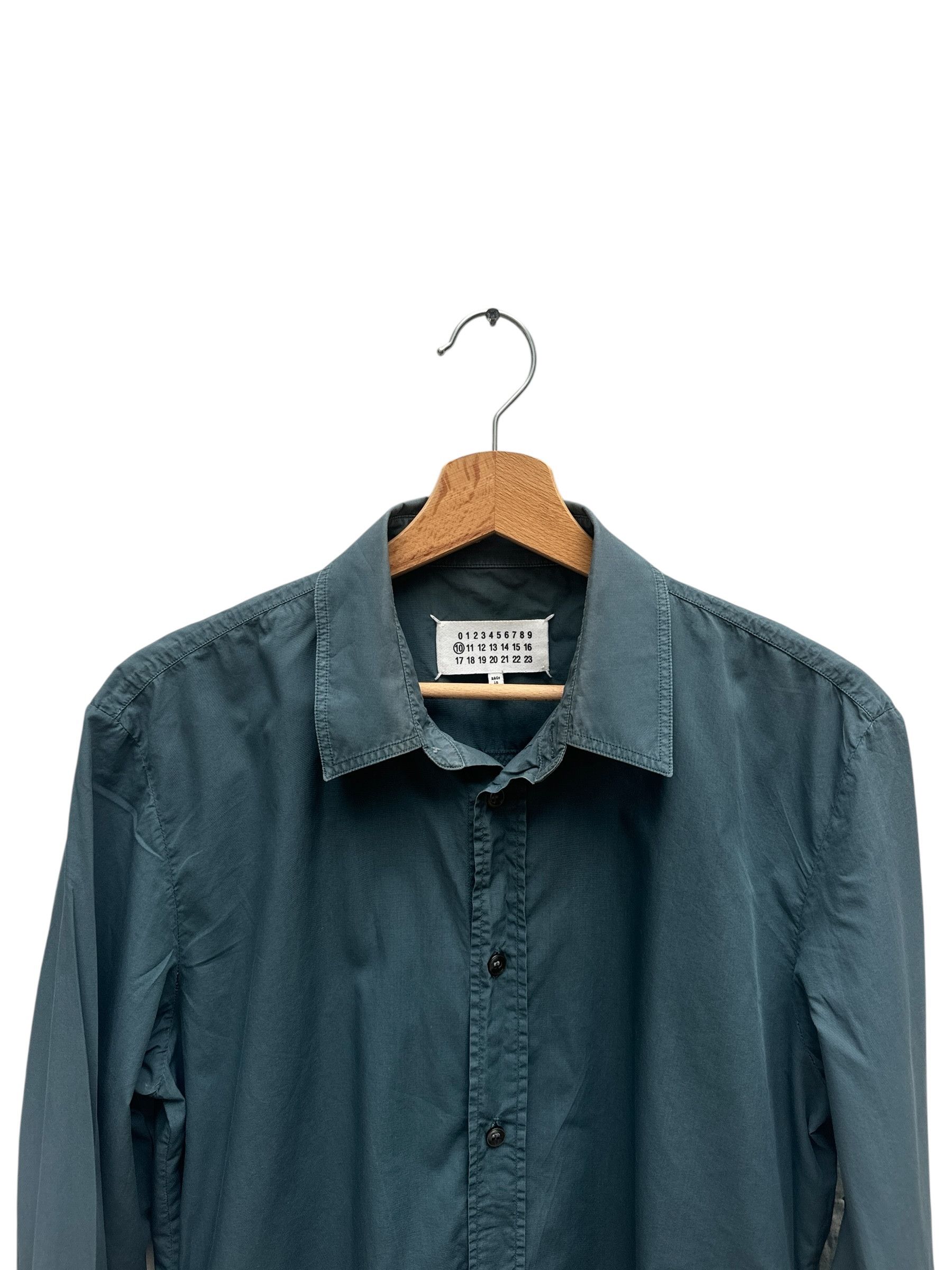 Maison Margiela FW 2015 Navy Cotton Shirt Size US S / EU 44-46 / 1 - 2 Thumbnail