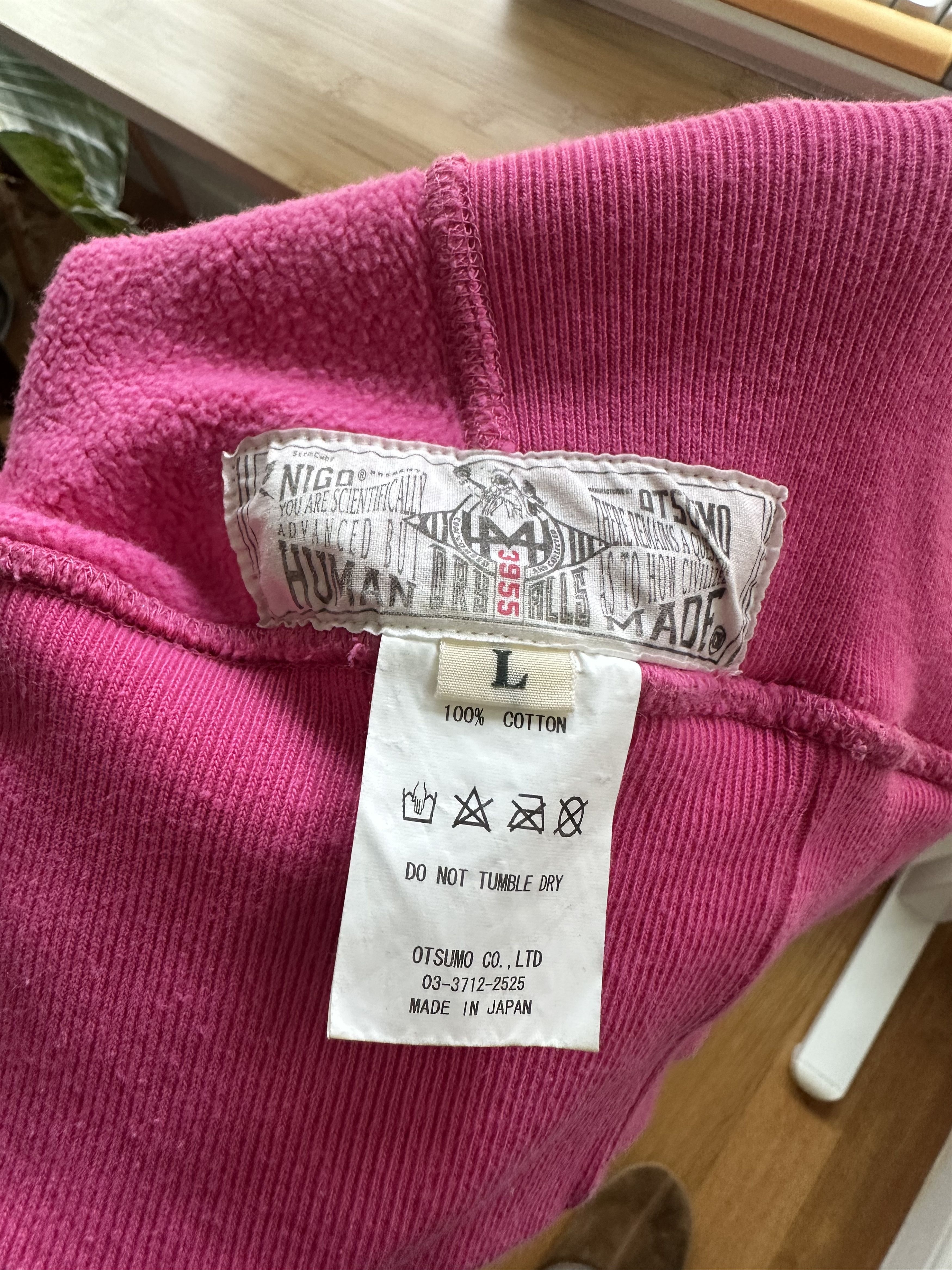 Human Made Human Made Heart Graphic Fleece Hood - Pink Size US L / EU 52-54 / 3 - 4 Thumbnail