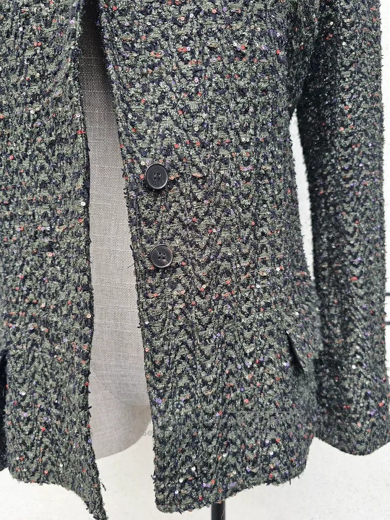Haider Ackermann Haider Ackermann Tweed Jacket Size XS / US 0-2 / IT 36-38 - 6 Thumbnail