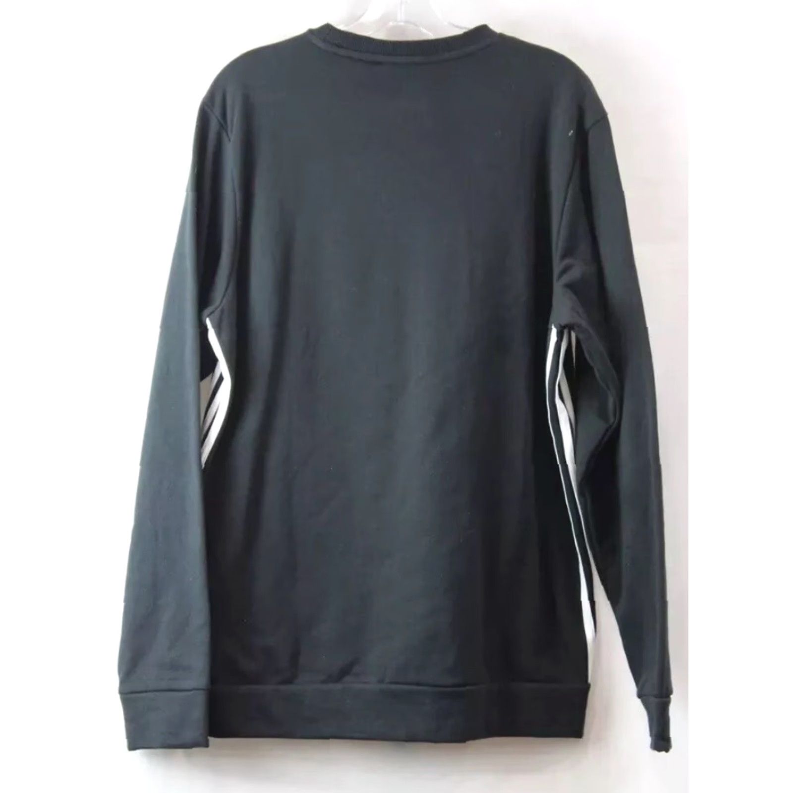 Adidas VINTAGE Adidas Originals Black & White 3 Striped Pullover Sweater L Mens Size US L / EU 52-54 / 3 - 2 Thumbnail