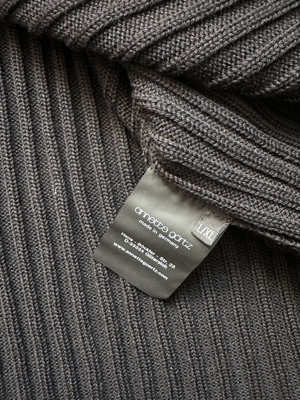 Annette Gortz Annette Görtz Ferry rib‑knit sweater with stand collar Size L / US 10 / IT 46 - 10 Thumbnail