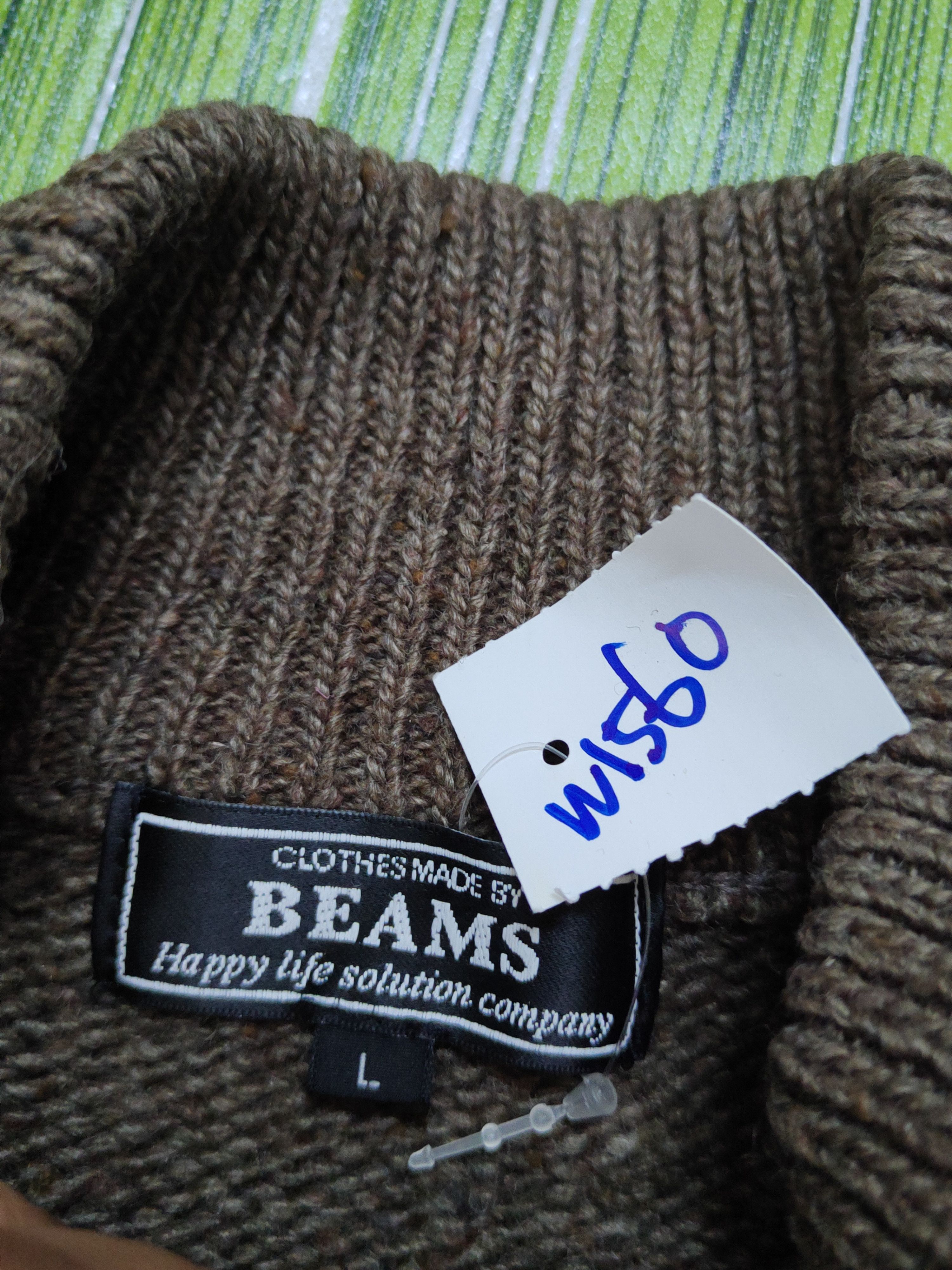 Beams Plus Beams Dark Brown multipocket knitwear Cardigan #W1560 Size US M / EU 48-50 / 2 - 12 Thumbnail