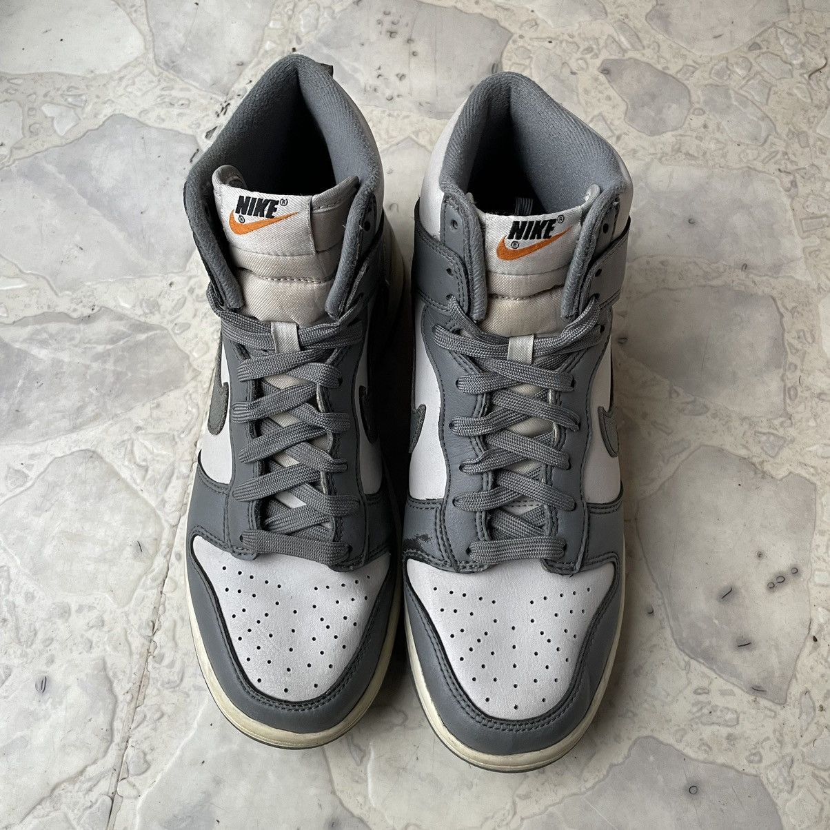 Nike Nike Dunk High Vintage Light Bone Grey Sneakers Size US 8.5 / IT 38.5 - 2 Thumbnail