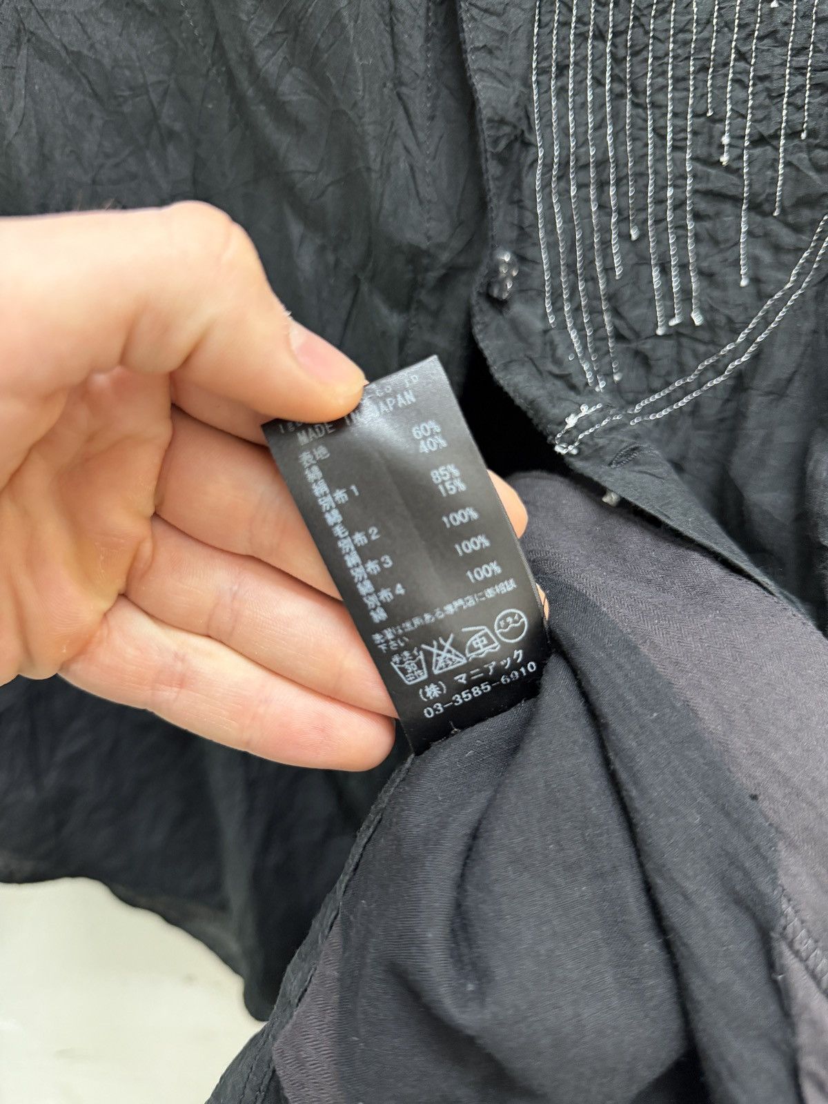 If Six Was Nine If Six Was Nine Sequin Deconstructed Layered Shirt Size S / US 4 / IT 40 - 18 Thumbnail