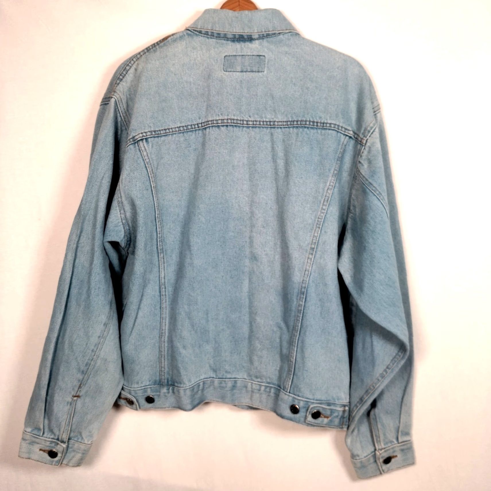 Wrangler VINTAGE Wrangler Hero Jean Jacket Men Medium Blue Denim Casual Trucker Jacket Fall Winter Seasonal Size US 31 - 2 Thumbnail