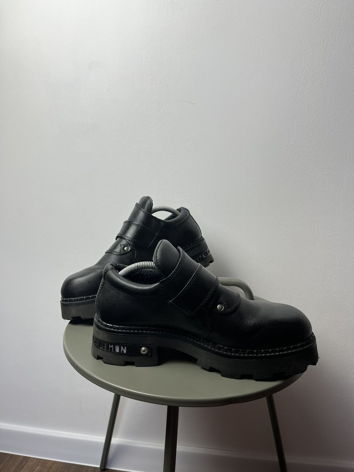 Japanese Brand Heavy Sole Buckle Boots – Platform Punk / Avant-Garde Opium Size US 10 / EU 43 - 10 Thumbnail