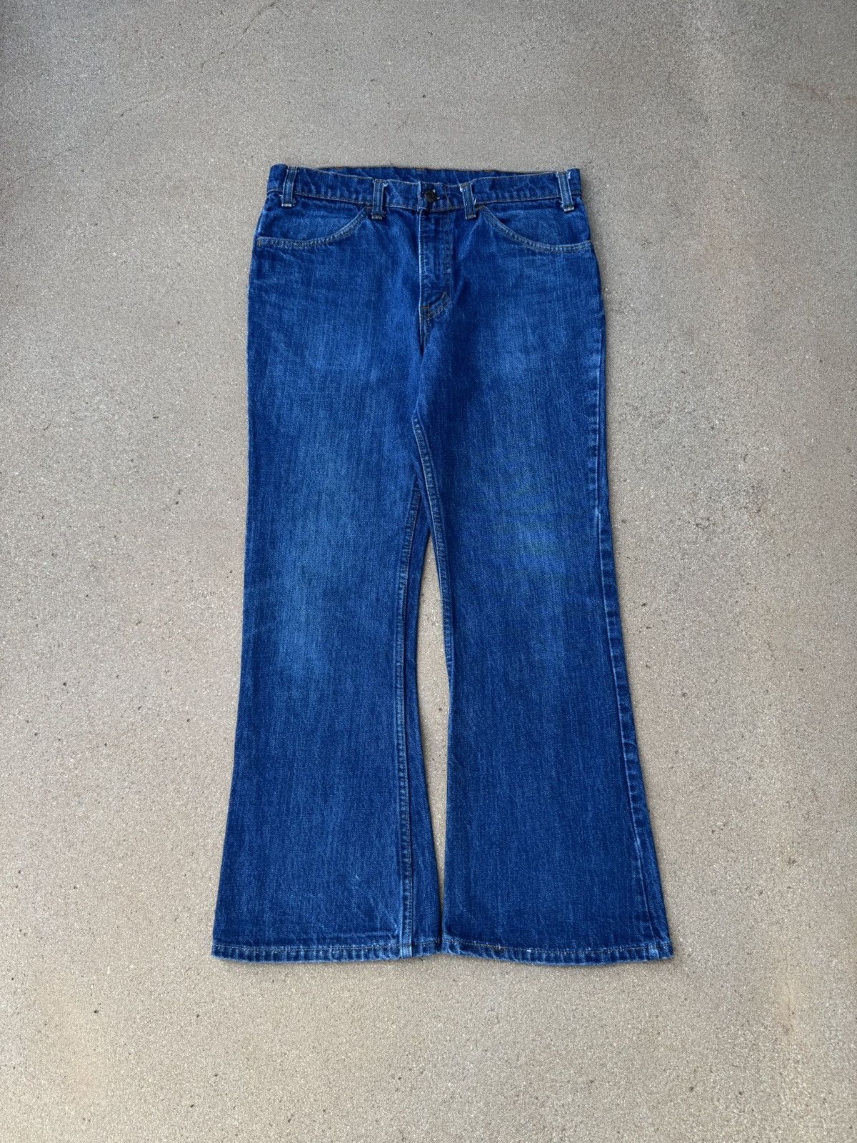Levi's Vtg 80’s Levi’s 646 Orange Tab Bellbottom Flare Jeans 32x27 Size US 32 / EU 48 - 1 Thumbnail