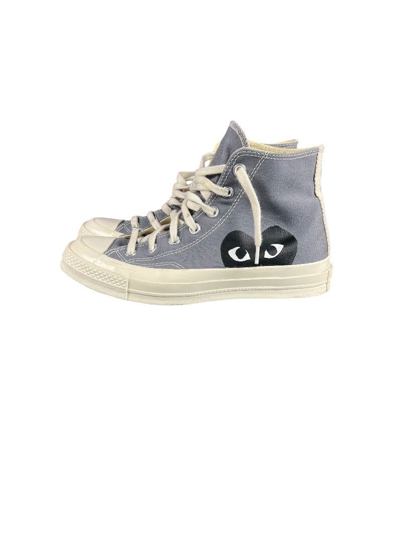 Comme des Garcons CDG PLAY x Converse Chuck Taylor High – Grey – Size 6 Size US 6 / EU 39 - 1 Thumbnail
