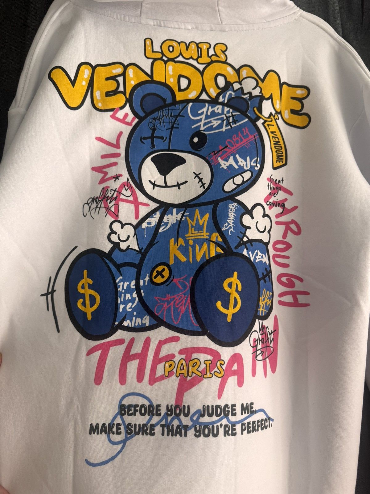 Other hoodie louis vendôme “teddy graffiti” Size US XL / EU 56 / 4 - 1 Thumbnail