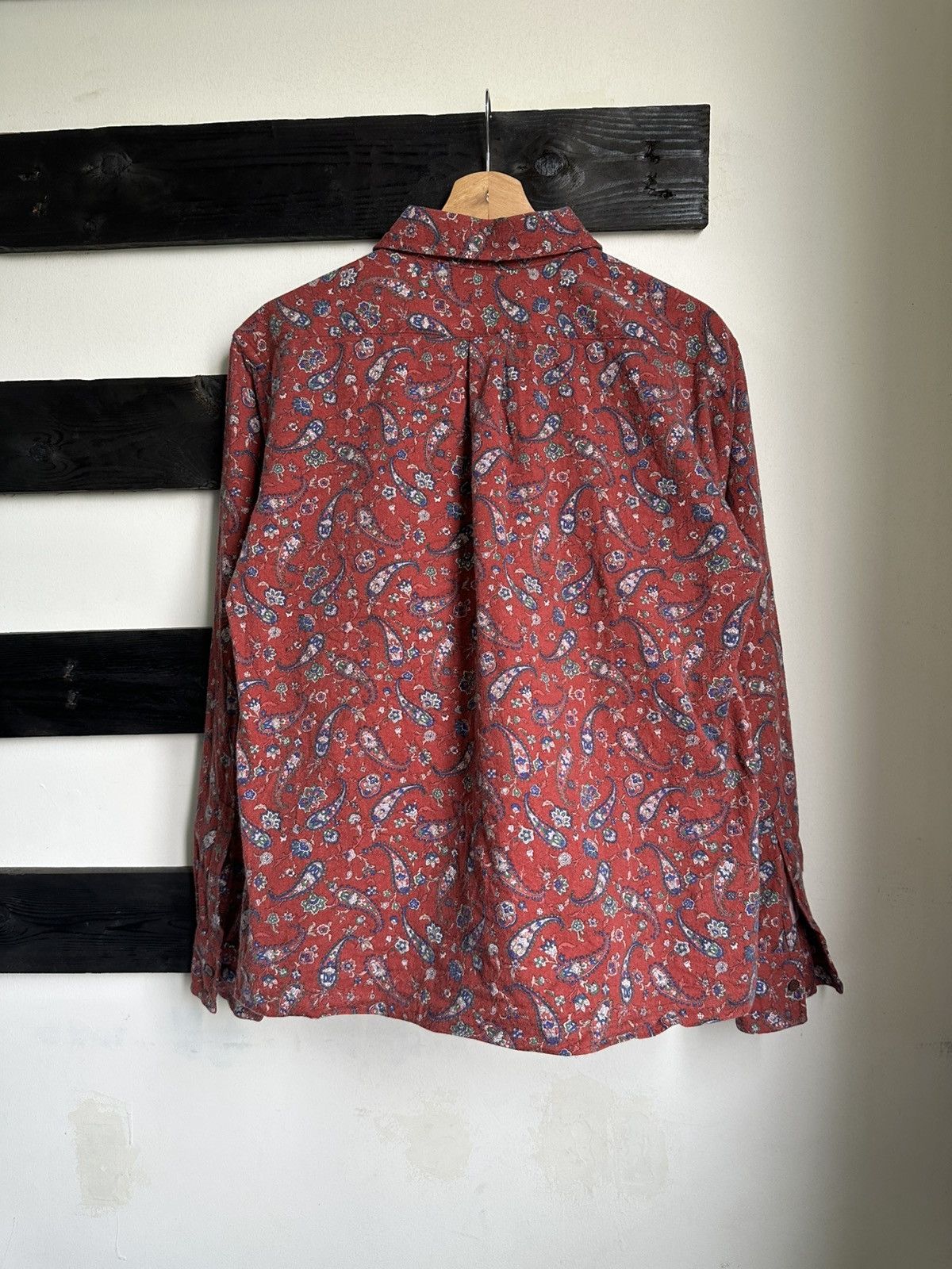 Japanese Brand × Vintage Vintage Hide Sakamoto Paisley Boxy Button Up Shirt Size US M / EU 48-50 / 2 - 2 Thumbnail