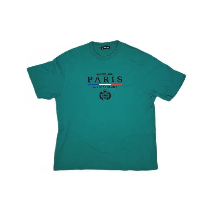 Balenciaga Balenciaga Balenciaga Paris Logo Short Sleeve Tshirt -2507 Size US L / EU 52-54 / 3 - 2 Thumbnail