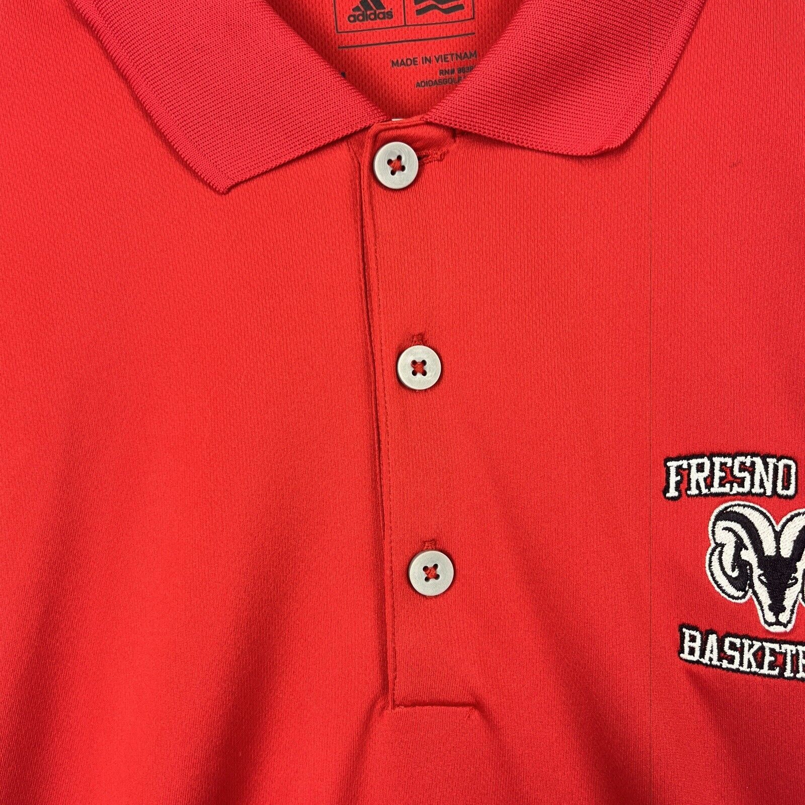 Adidas Adidas Fresno City Basketball Polo Shirt Men Large Embroider Size US L / EU 52-54 / 3 - 7 Thumbnail