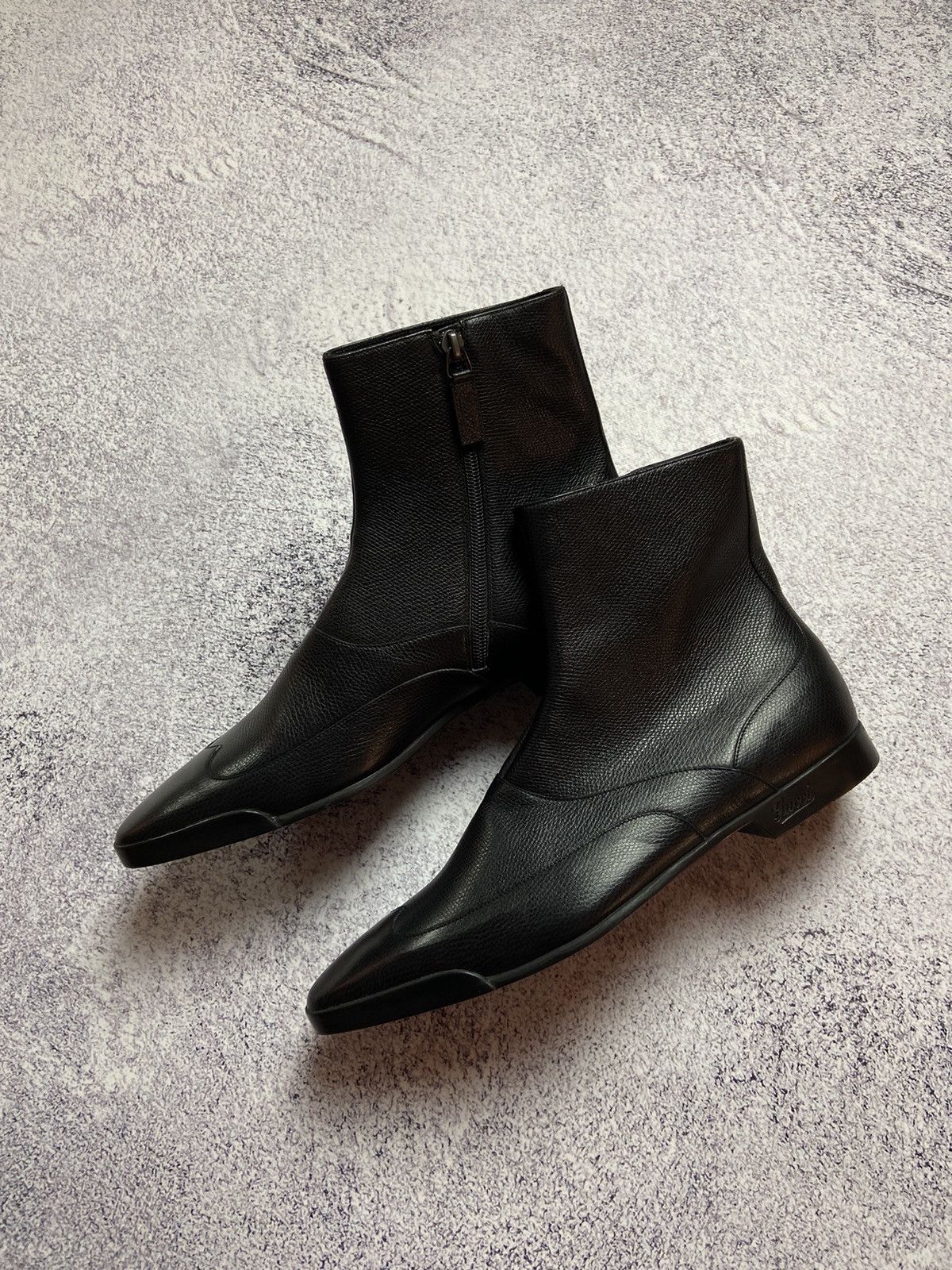 Gucci Gucci Leather Shoes Chelsea Boots Italian Designer Sneakers Size US 7 / EU 40 - 10 Thumbnail