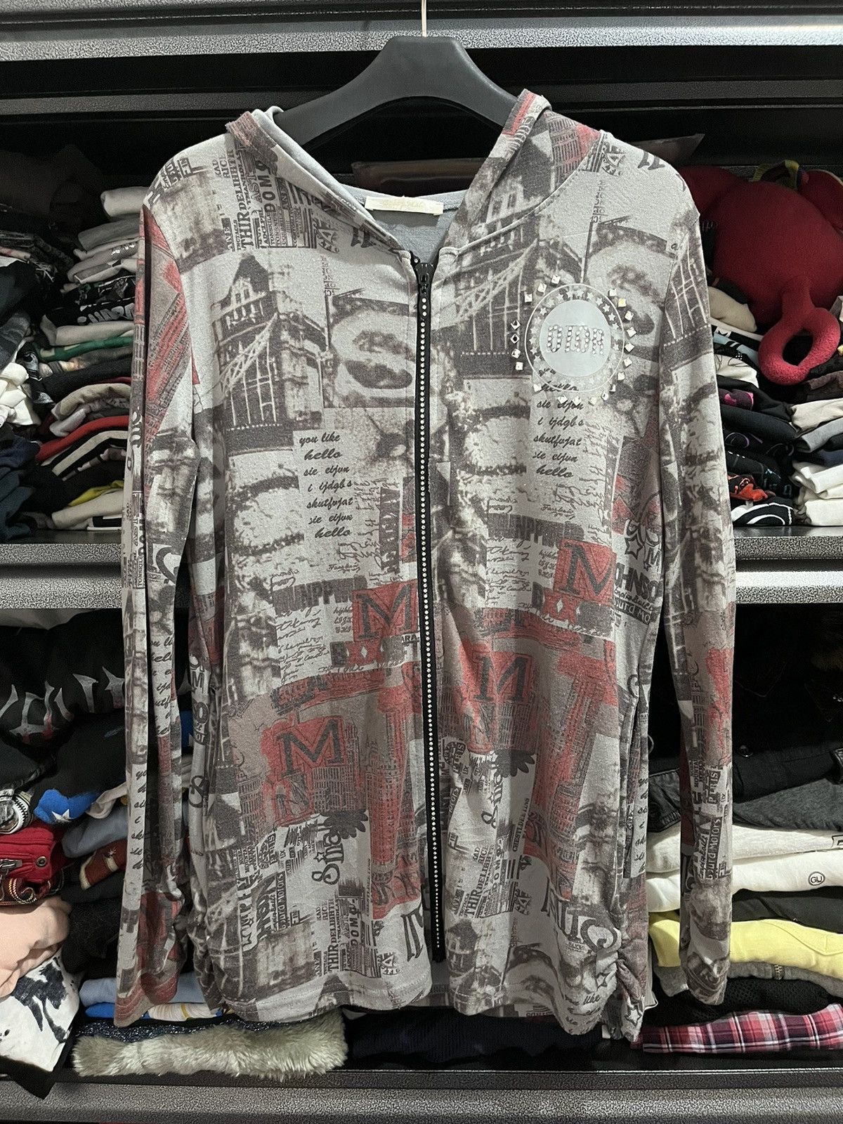 Japanese Brand 💸BINDINGOFFER💸Bobby mall poem zip hoodie Size US M / EU 48-50 / 2 - 1 Thumbnail