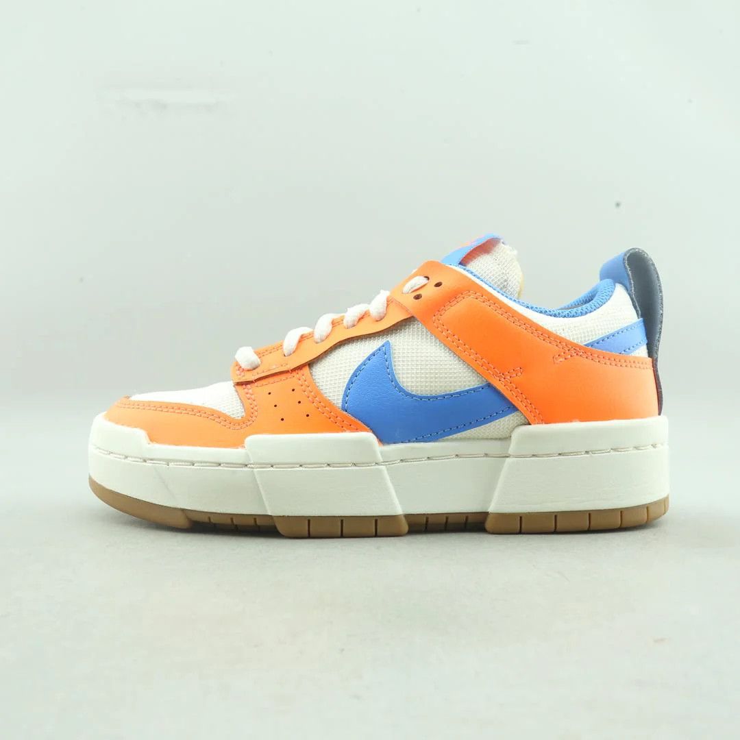 Nike Nike Dunk Low Disrupt shoes "Sail Blue Orange" colorway Size US 5 / EU 37 - 1 Thumbnail