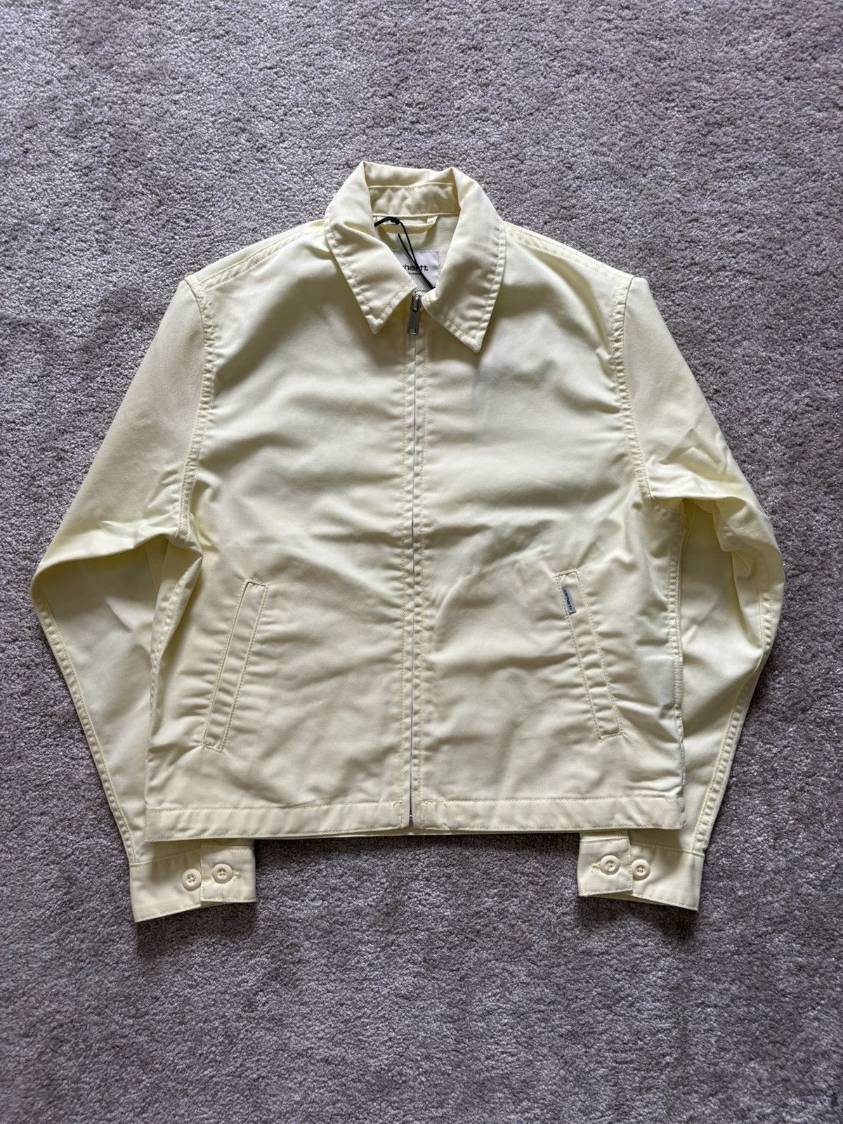 Carhartt Wip Carhartt WIP W’ Modular Jacket – Soft Yellow Rinsed, Size XS Size XS / US 0-2 / IT 36-38 - 1 Thumbnail
