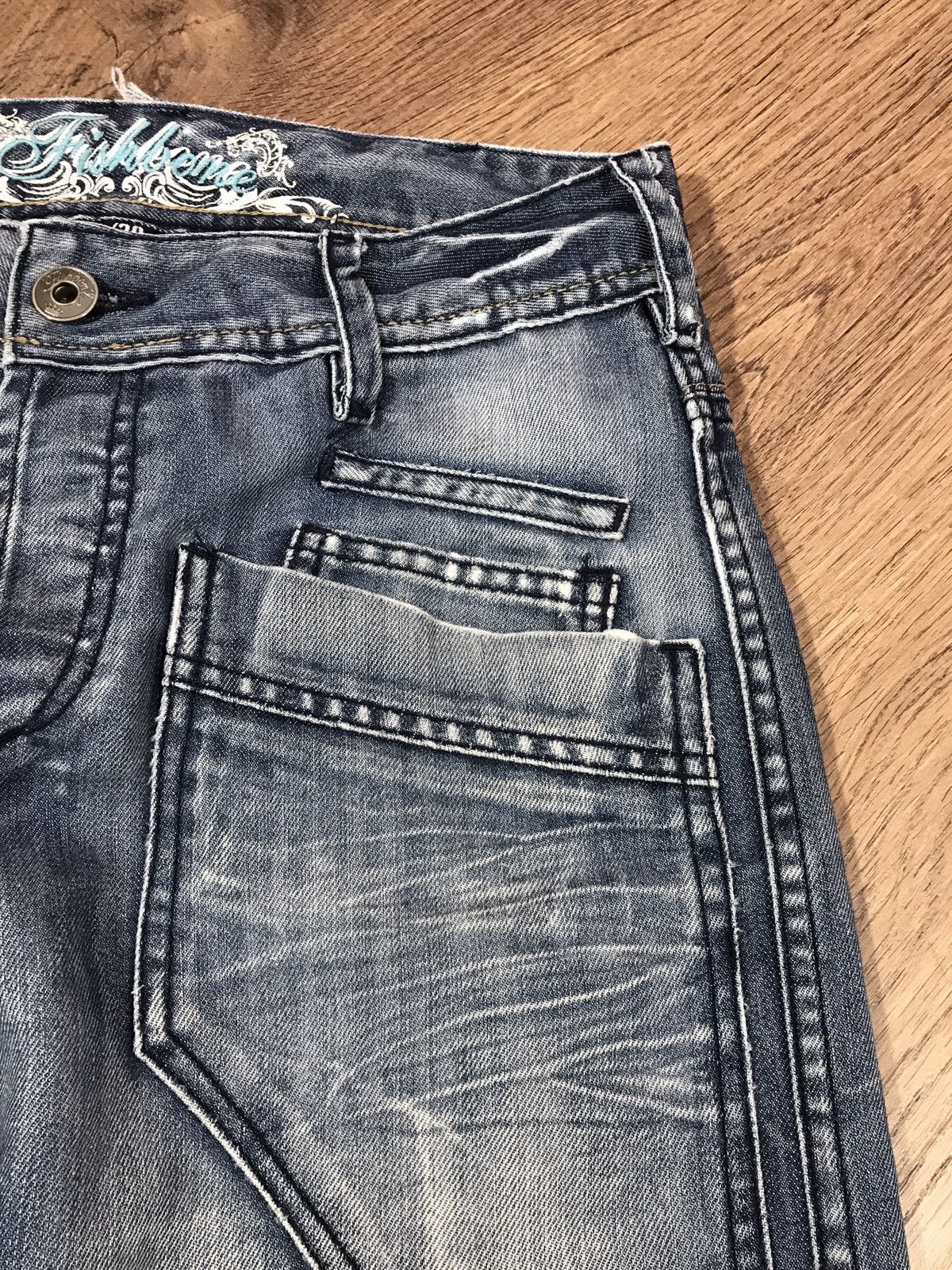 Japanese Brand × Vintage Vintage Distressed Denim Pants Jeans Size US 31 - 5 Thumbnail